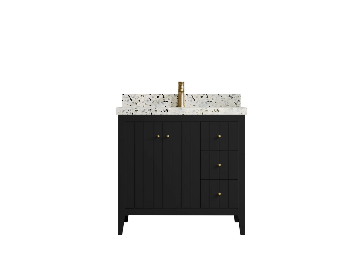 Atlanta 36 in. W x 22 in. D Center Sink Bathroom Vanity - Willow Bath and Vanity