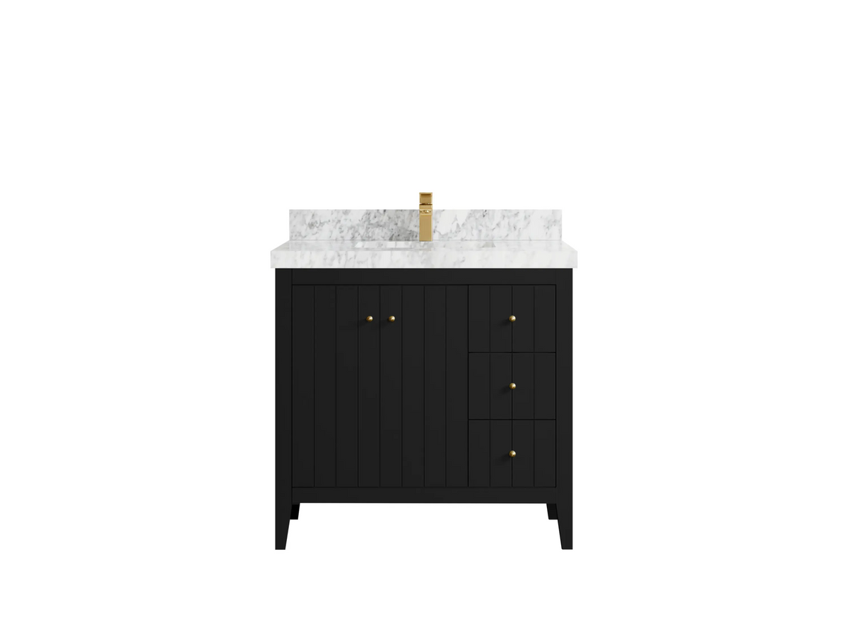 Atlanta 36 in. W x 22 in. D Center Sink Bathroom Vanity - Willow Bath and Vanity
