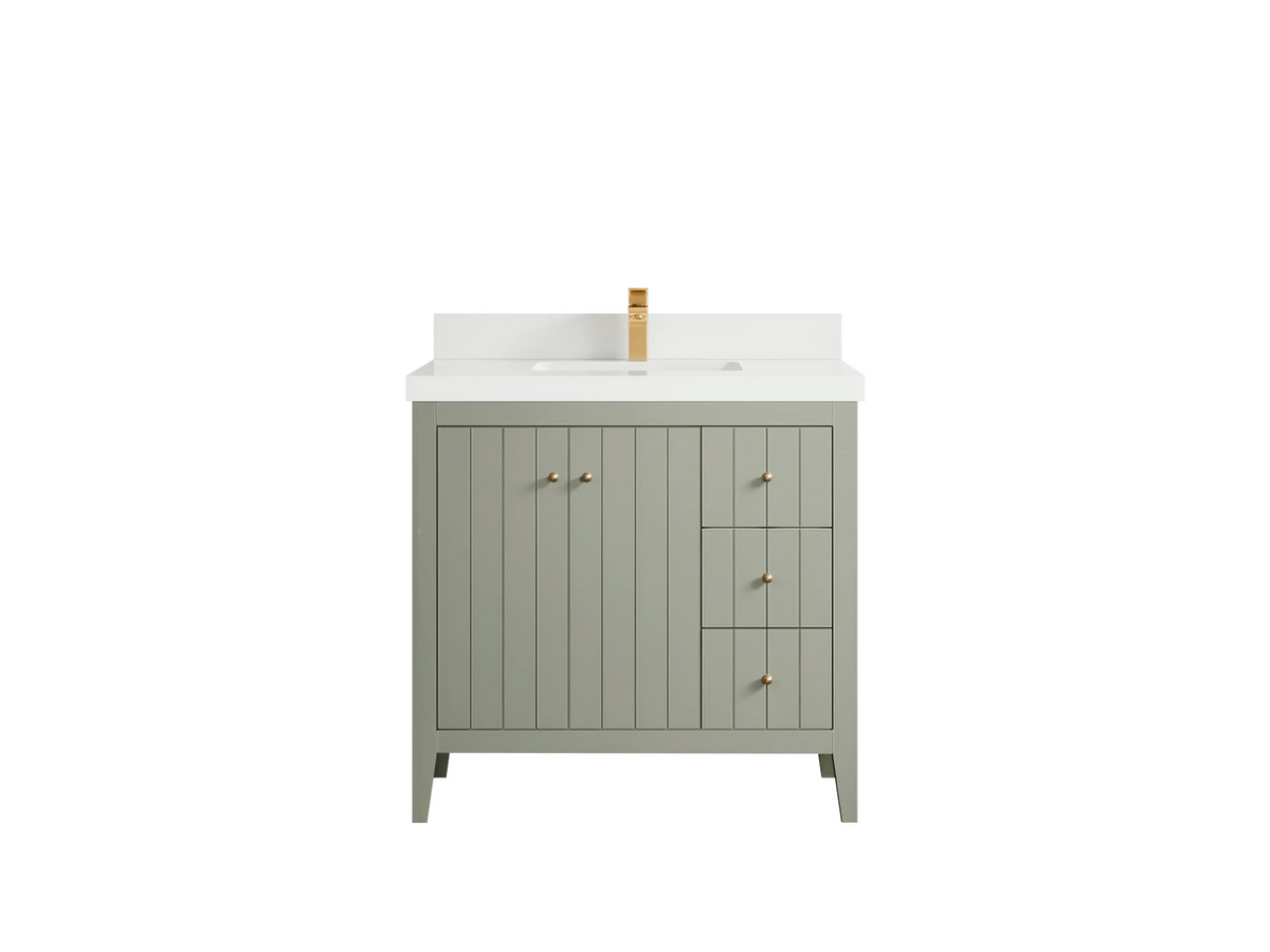 Atlanta 36 in. W x 22 in. D Center Sink Bathroom Vanity CL - Willow Bath and Vanity