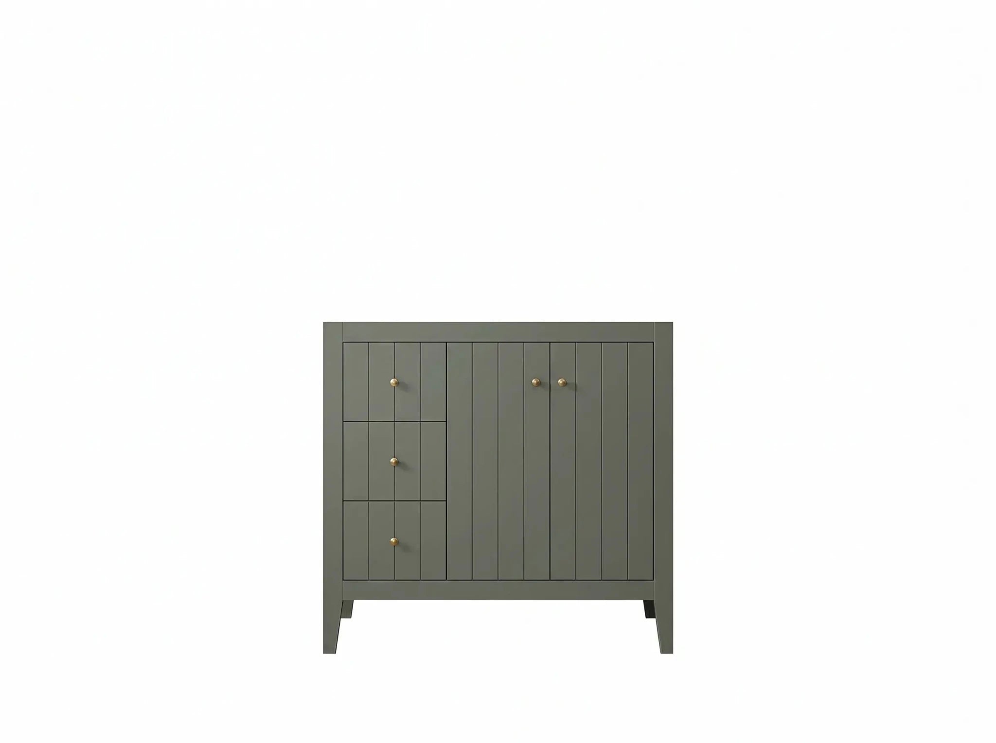 Atlanta 36 in. W x 22 in. D Center Sink Bathroom Vanity for Modern Elegant Bathrooms - Willow Bath and Vanity