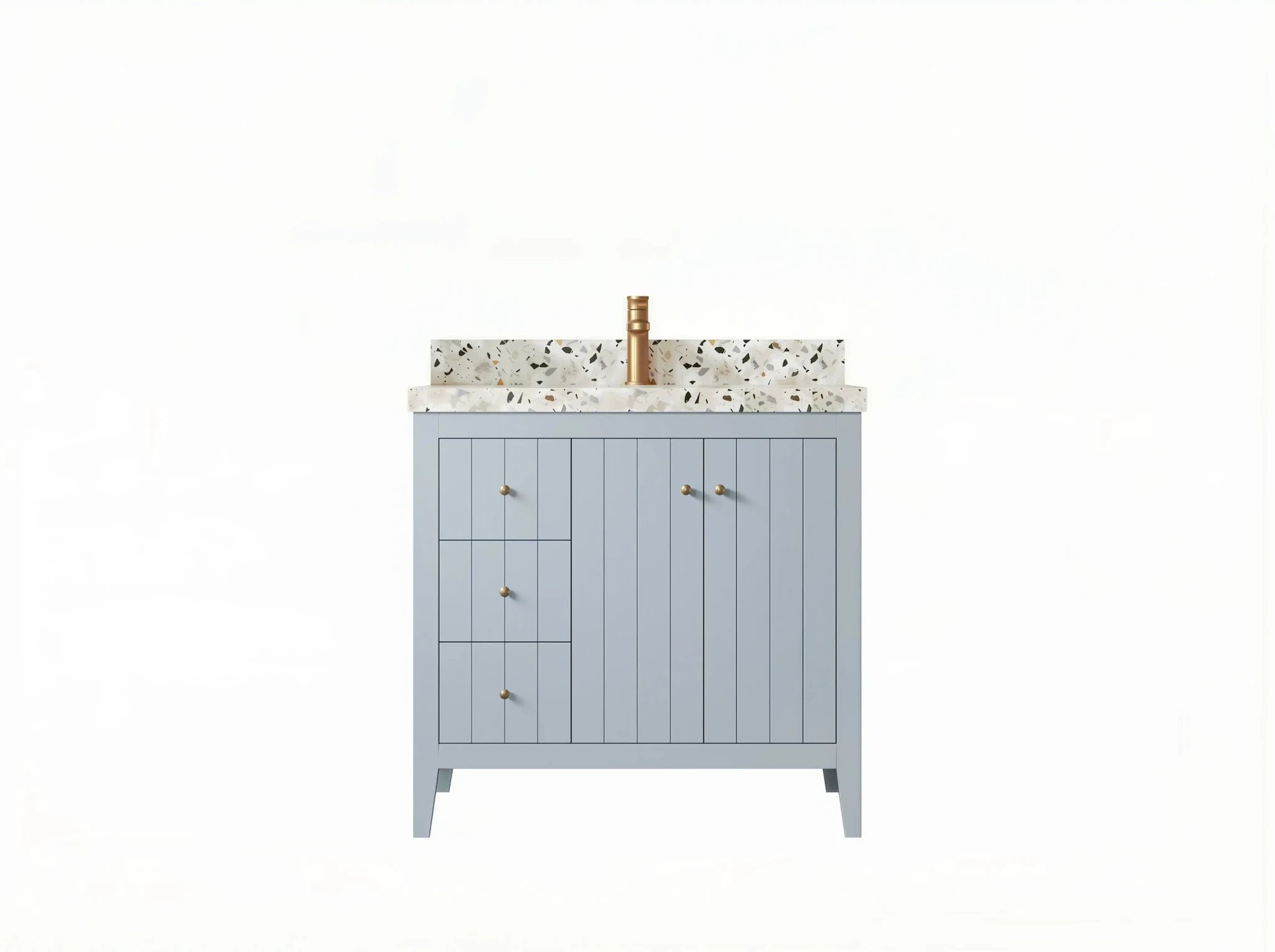 Atlanta 36 in. W x 22 in. D Center Sink Bathroom Vanity for Modern Elegant Bathrooms - Willow Bath and Vanity