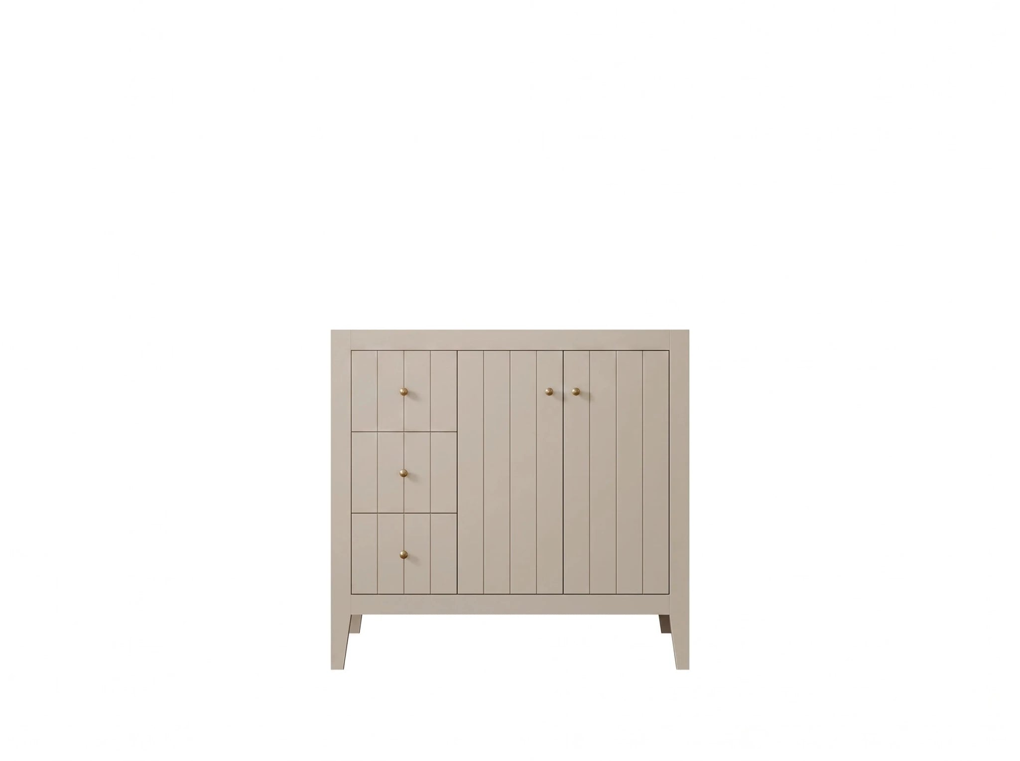 Atlanta 36 in. W x 22 in. D Center Sink Bathroom Vanity for Modern Elegant Bathrooms - Willow Bath and Vanity