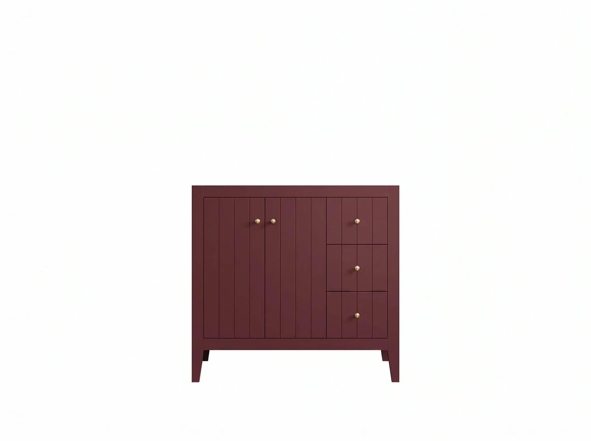 Atlanta 36 in. W x 22 in. D Left Offset Sink Bathroom Vanity - Willow Bath and Vanity