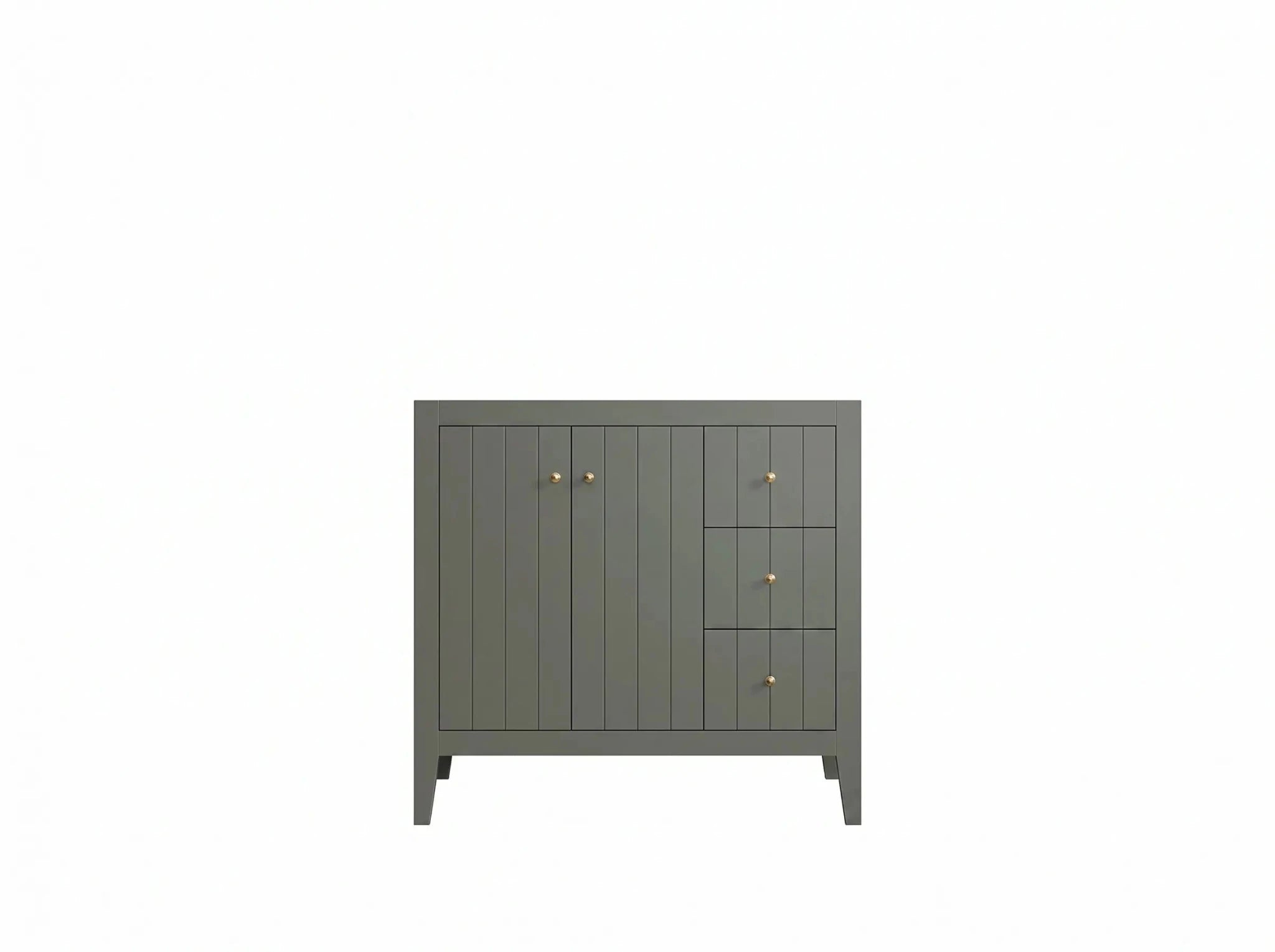 Atlanta 36 in. W x 22 in. D Left Offset Sink Bathroom Vanity - Willow Bath and Vanity
