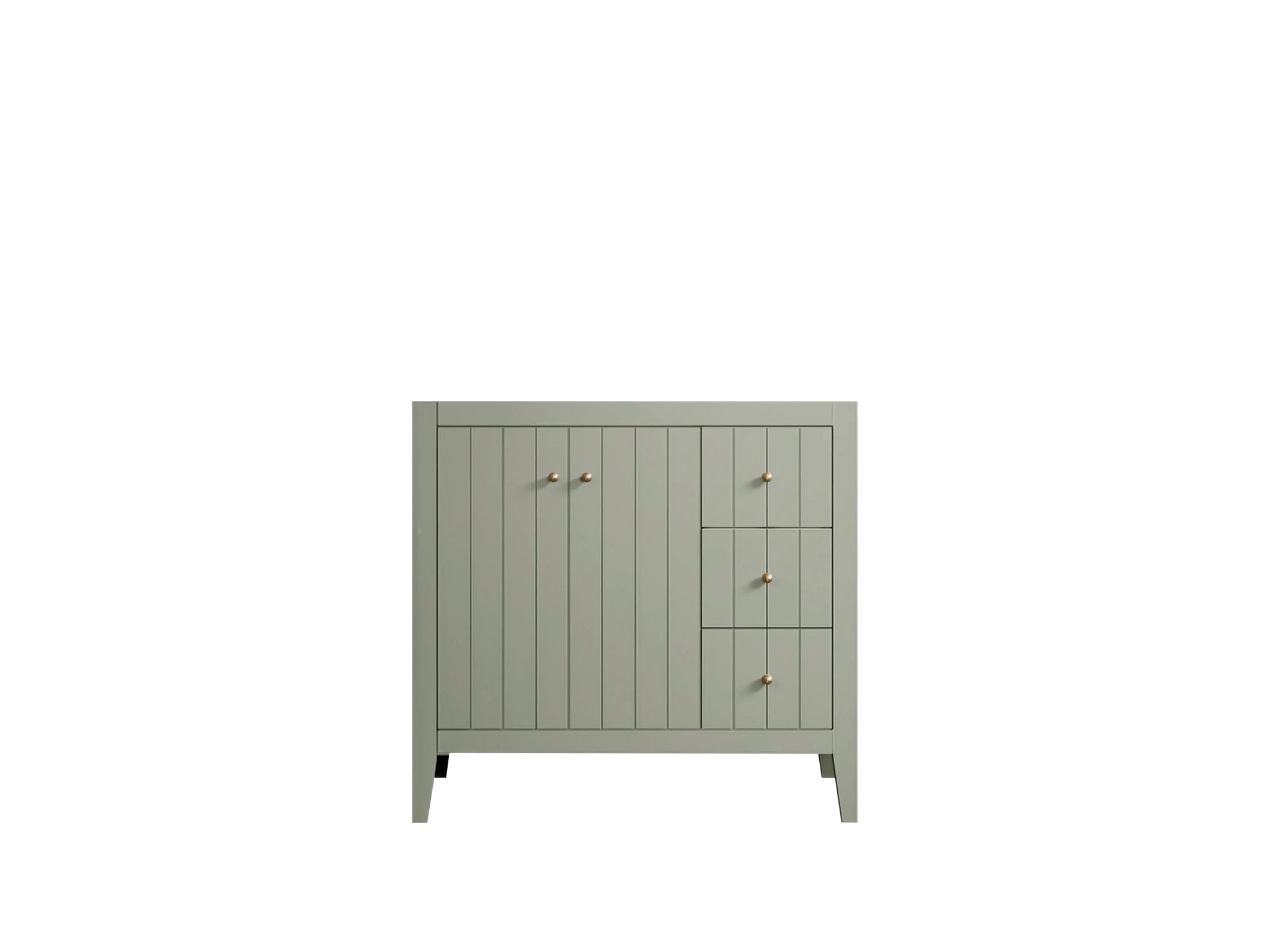 Atlanta 36 in. W x 22 in. D Left Offset Sink Bathroom Vanity - Willow Bath and Vanity