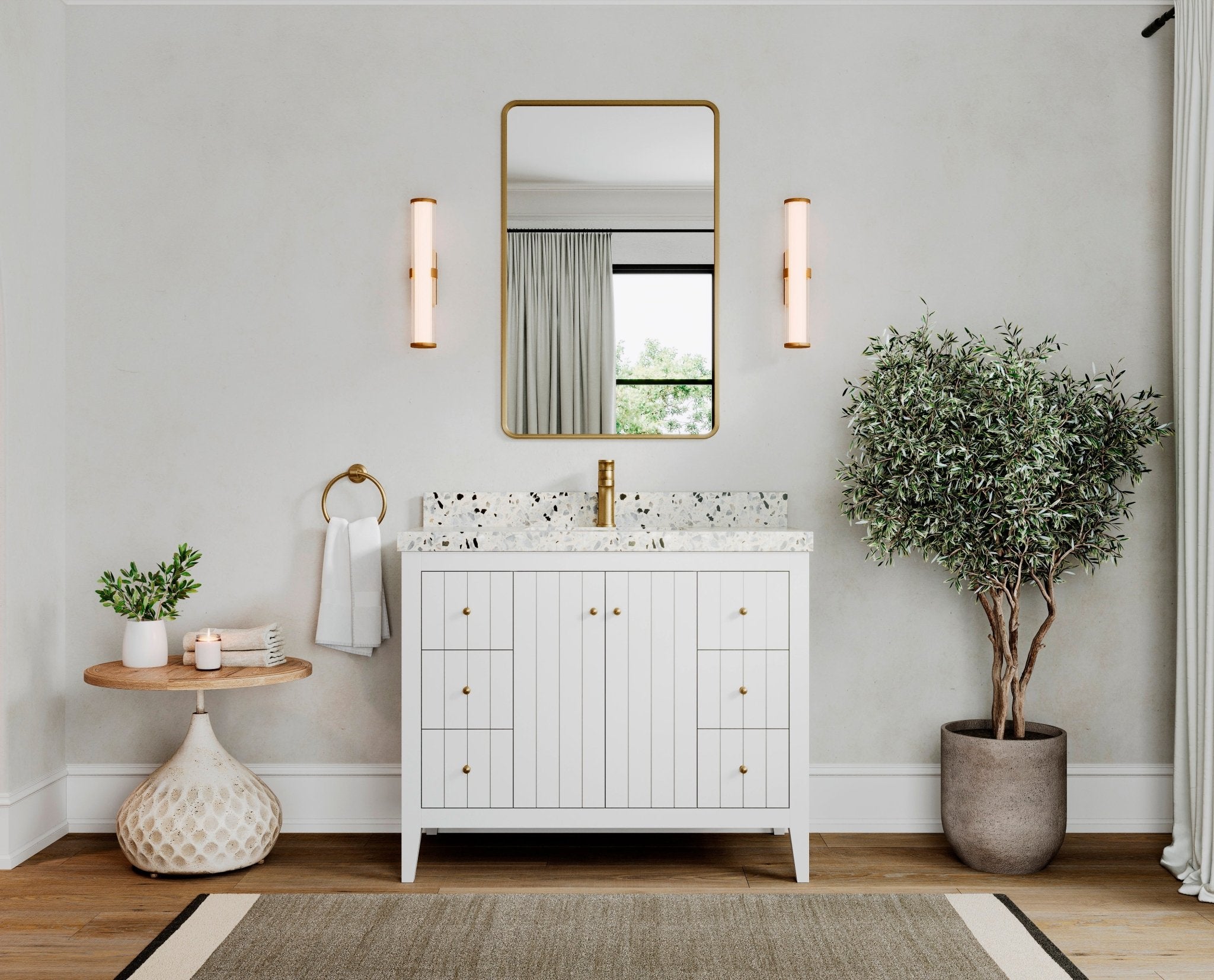 Atlanta 42 in. W x 22 in. D Single Sink Bathroom Vanity - Willow Bath and Vanity