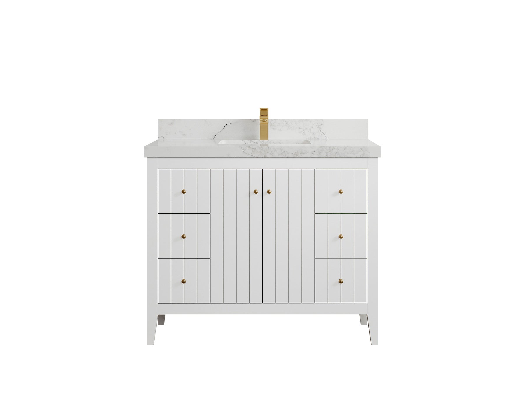 Atlanta 42 in. W x 22 in. D Single Sink Bathroom Vanity - Willow Bath and Vanity