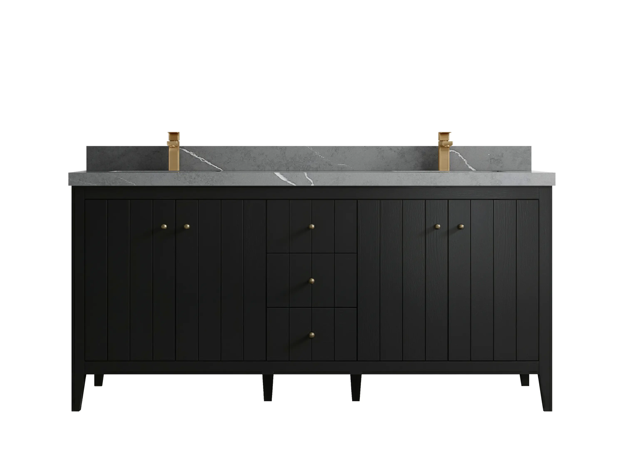 Atlanta 72 in. W x 22 in. D Double Sink Bathroom Vanity - Willow Bath and Vanity