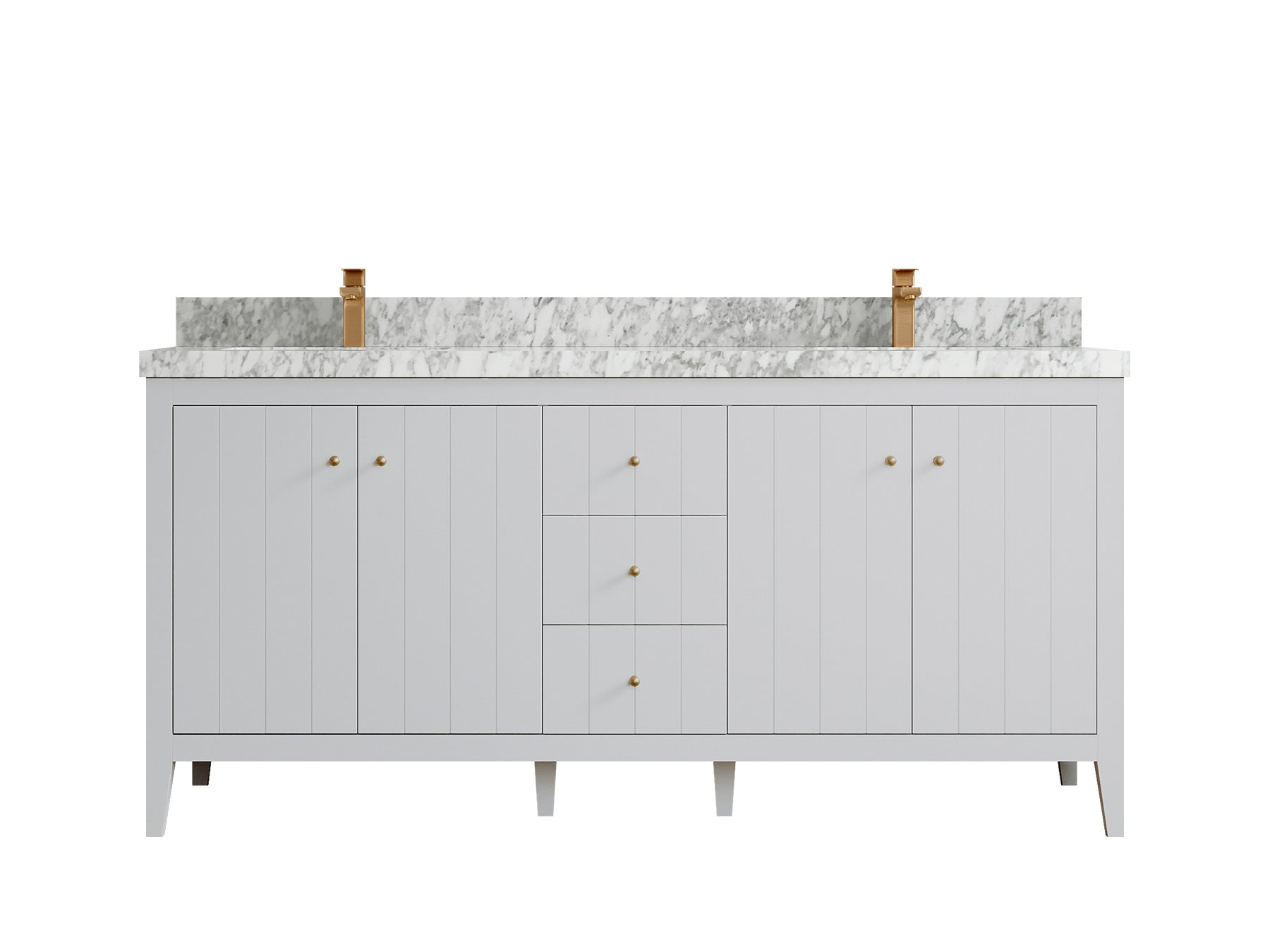 Atlanta 72 in. W x 22 in. D Double Sink Bathroom Vanity - Willow Bath and Vanity