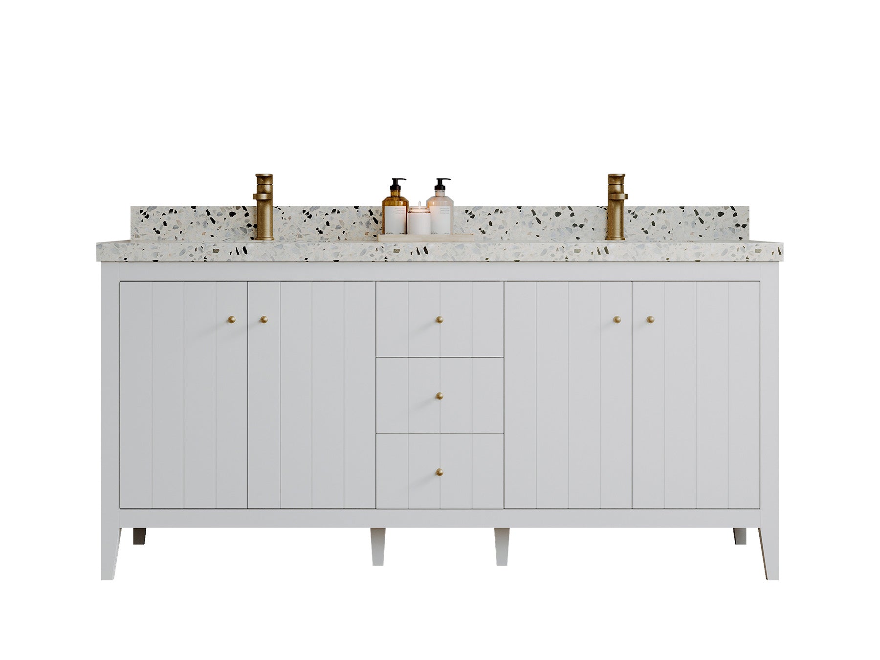 Atlanta 72 in. W x 22 in. D Double Sink Bathroom Vanity - Willow Bath and Vanity