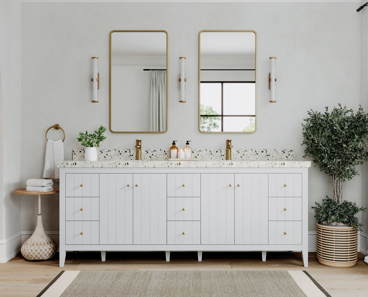 Atlanta 84 in. W x 22 in. D Double Sink Bathroom Vanity - Willow Bath and Vanity
