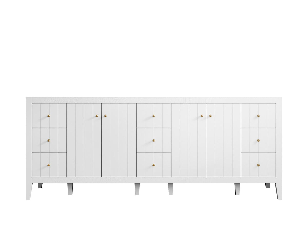 Atlanta 84 in. W x 22 in. D Double Sink Bathroom Vanity - Willow Bath and Vanity