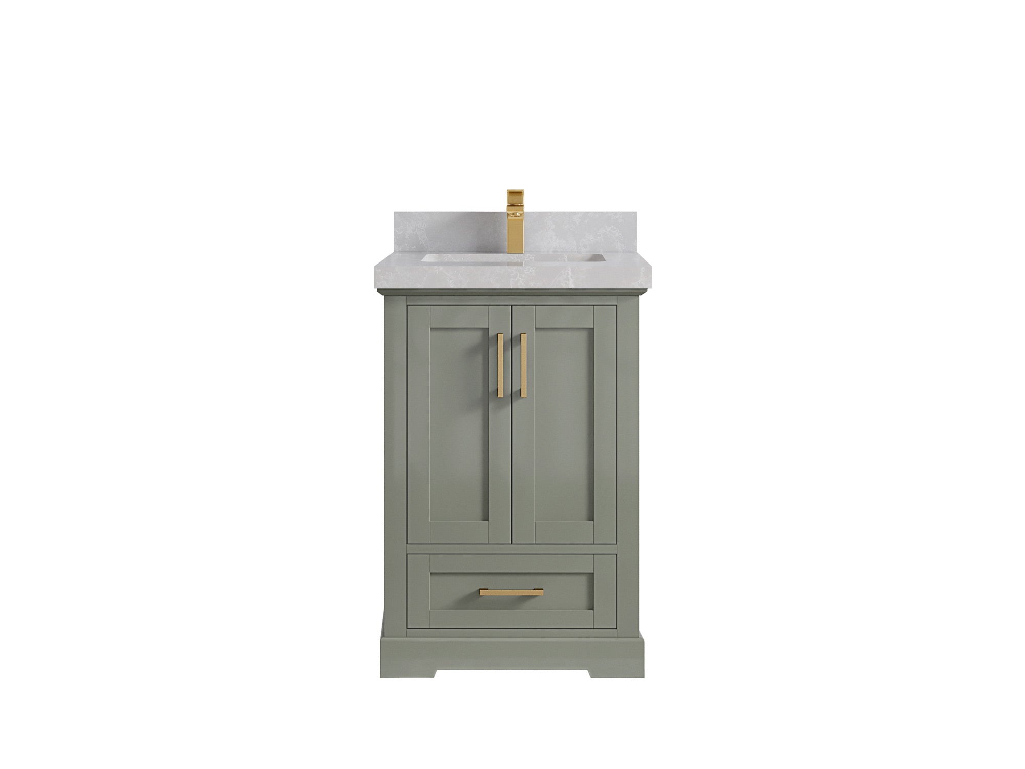 Boston 24 in. W x 22 in. D Single Sink Bathroom Vanity - Willow Bath and Vanity