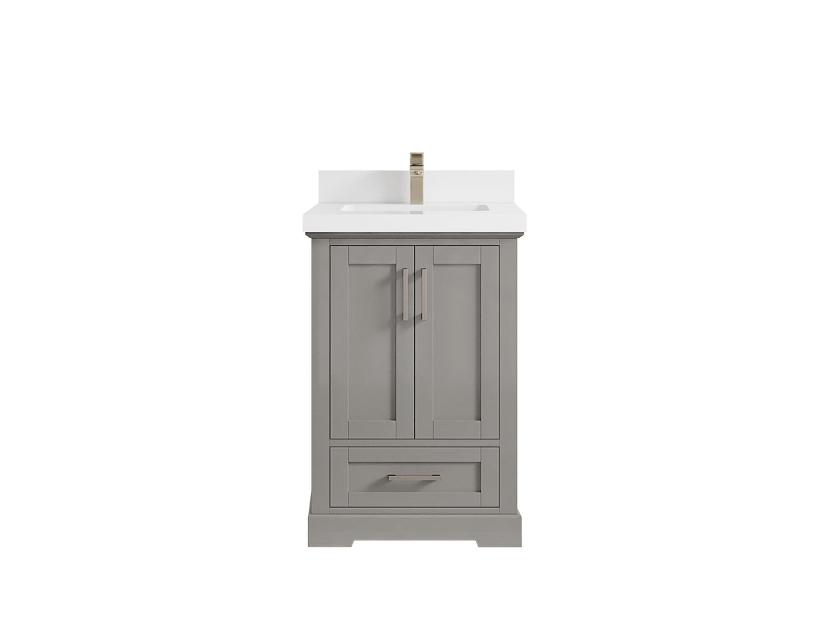 Boston 24 in. W x 22 in. D Single Sink Bathroom Vanity - Willow Bath and Vanity