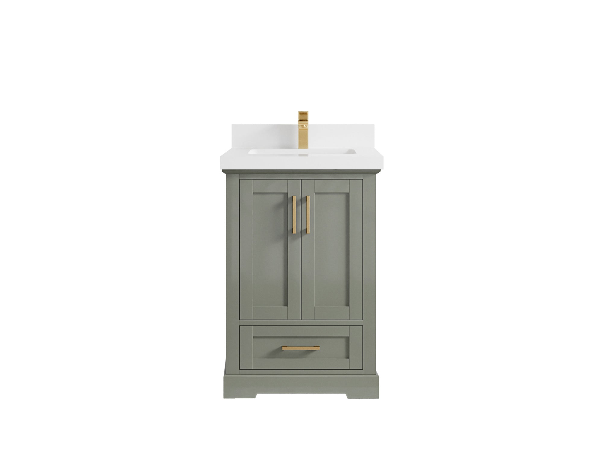 Boston 24 in. W x 22 in. D Single Sink Bathroom Vanity - Willow Bath and Vanity