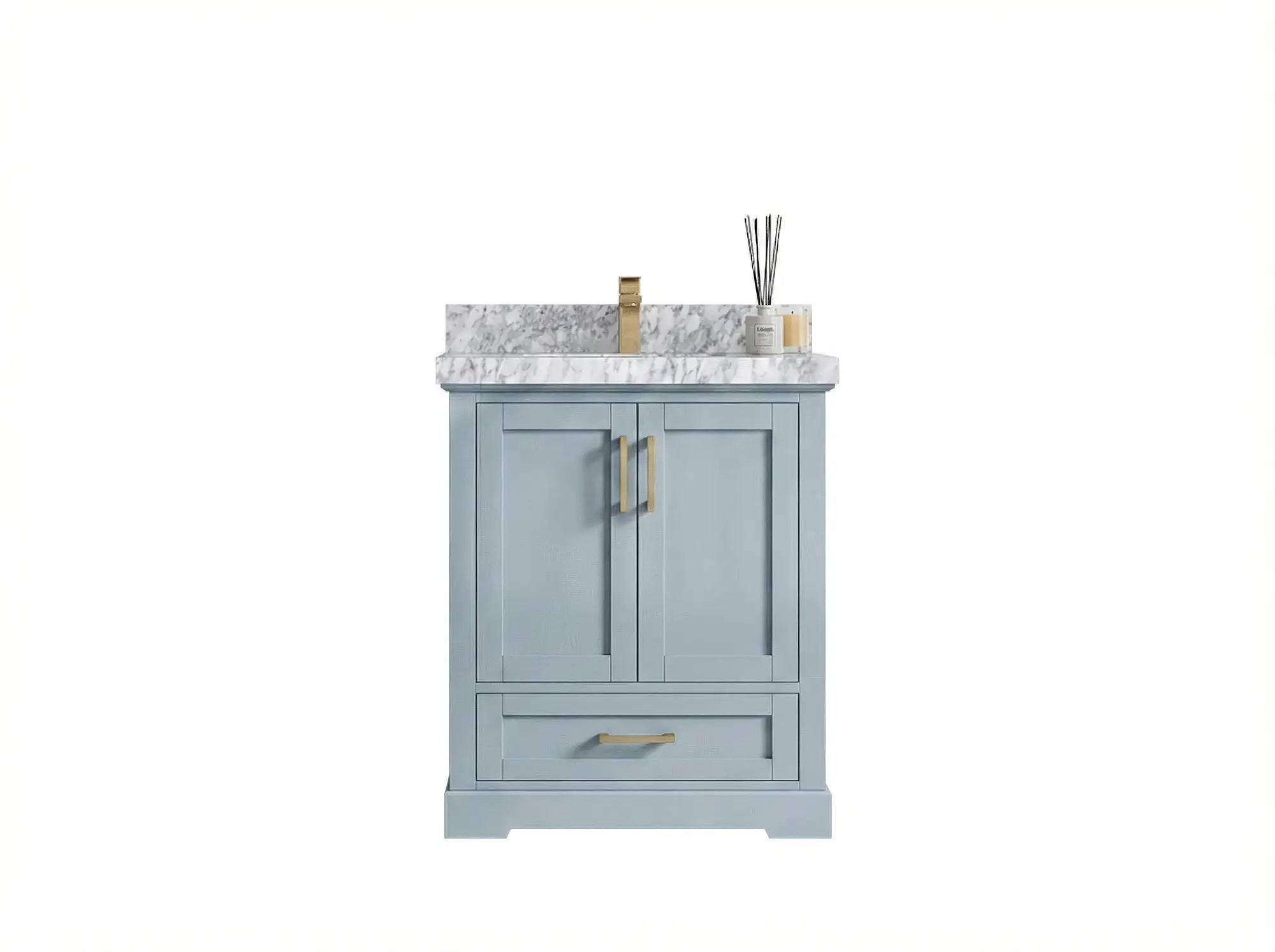 Boston 30 in. W x 22 in. D Single Sink Bathroom Vanity - Willow Bath and Vanity