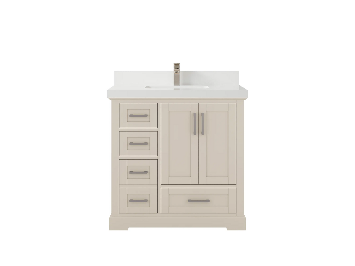Boston 36 in. W x 22 in. D Center Sink Bathroom Vanity