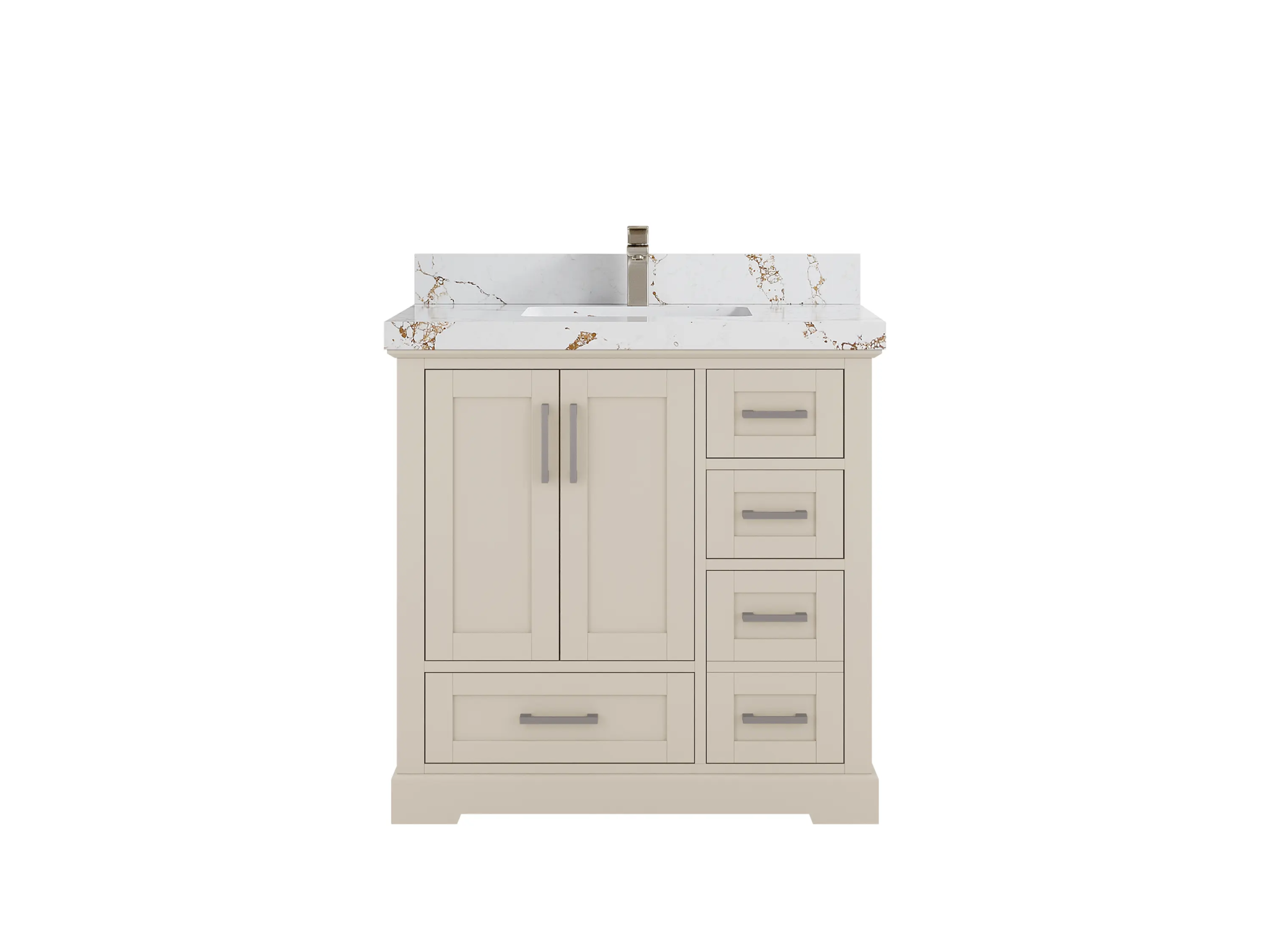 Boston 36 in. W x 22 in. D Center Sink Bathroom Vanity - Willow Bath and Vanity
