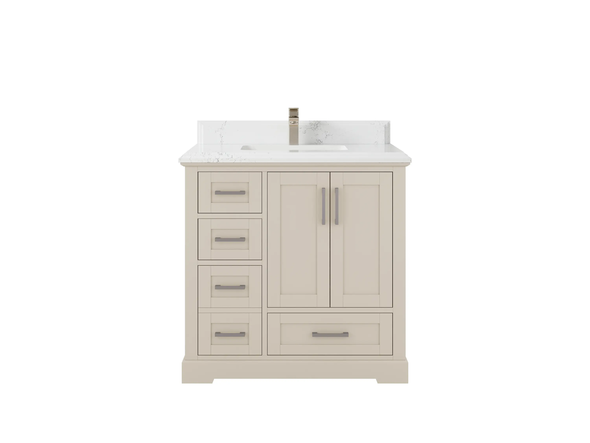 Boston 36 in. W x 22 in. D Center Sink Bathroom Vanity - Willow Bath and Vanity