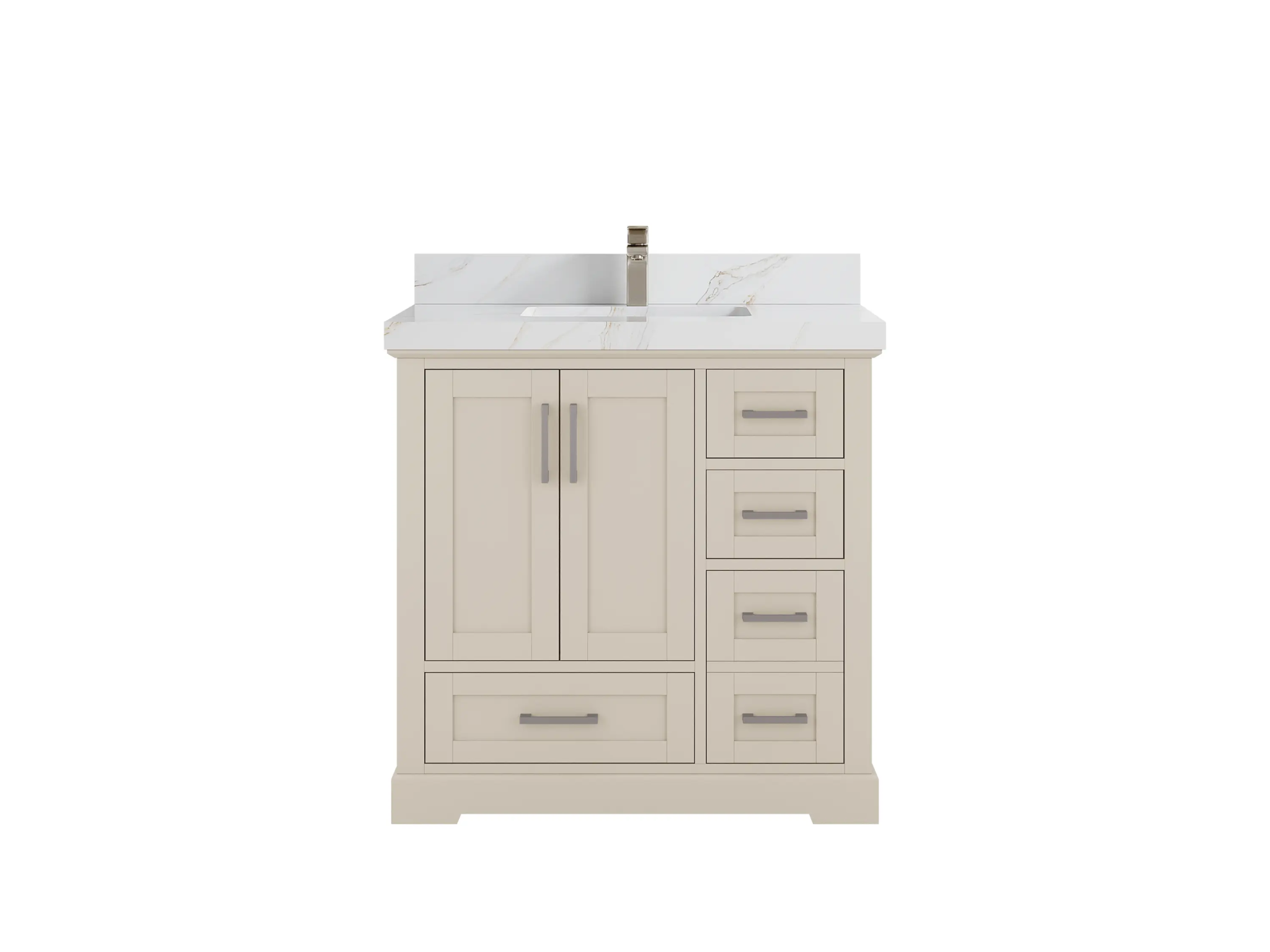 Boston 36 in. W x 22 in. D Center Sink Bathroom Vanity - Willow Bath and Vanity