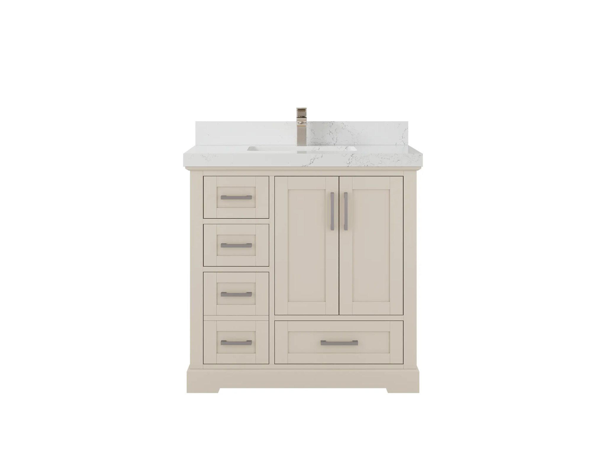 Boston 36 in. W x 22 in. D Center Sink Bathroom Vanity - Willow Bath and Vanity