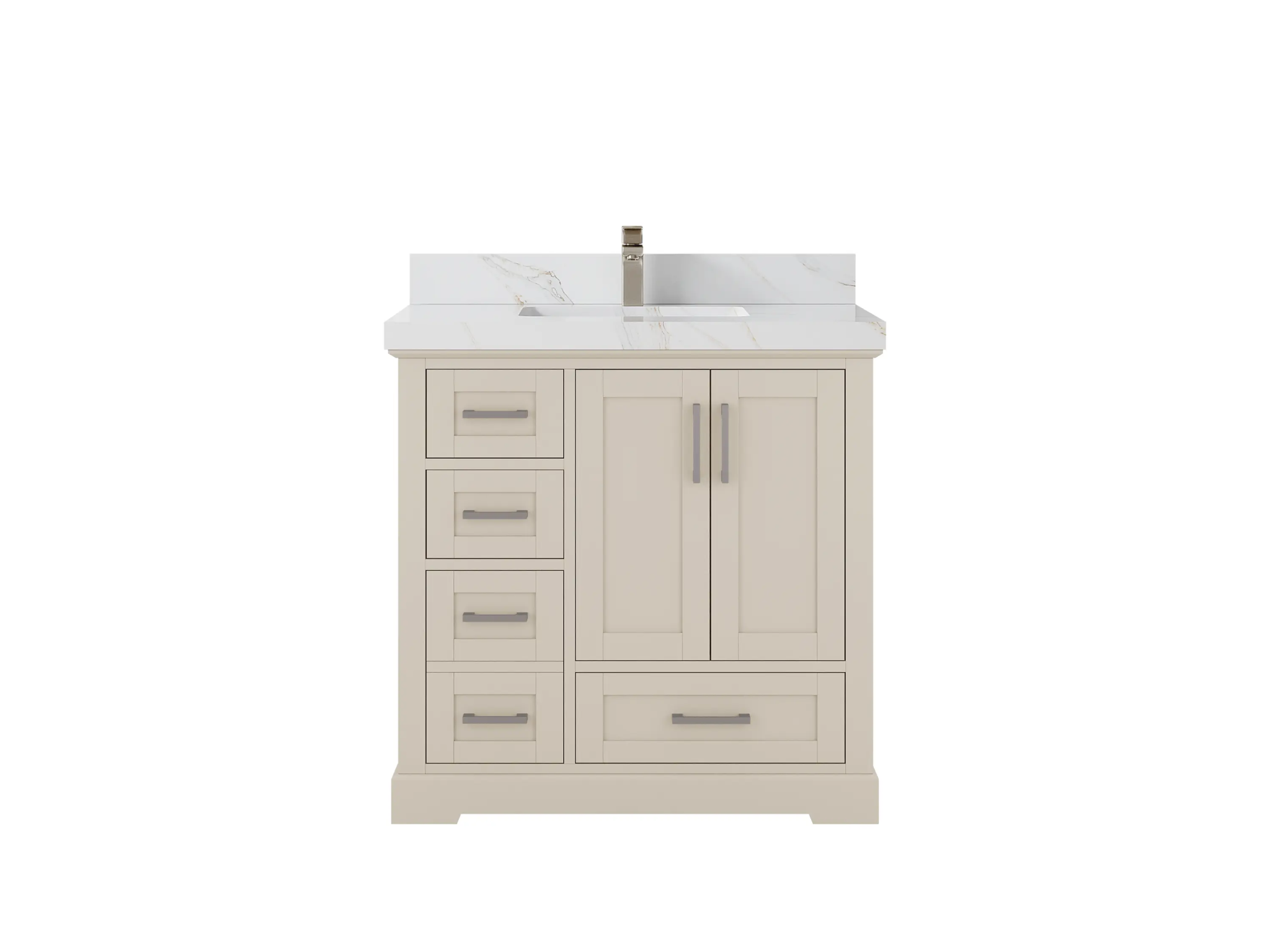 Boston 36 in. W x 22 in. D Center Sink Bathroom Vanity - Willow Bath and Vanity