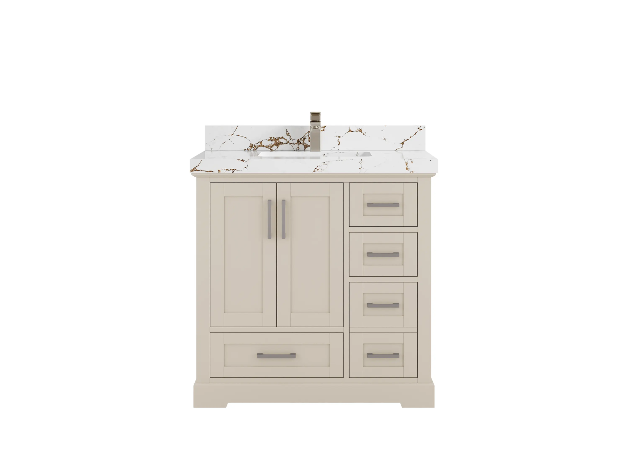 Boston 36 in. W x 22 in. D Center Sink Bathroom Vanity - Willow Bath and Vanity
