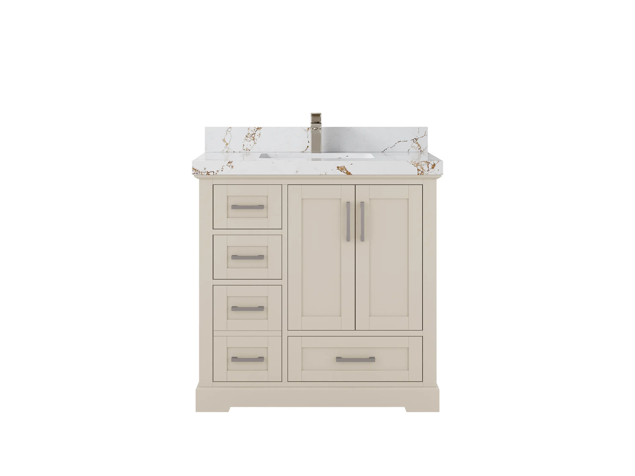Boston 36 in. W x 22 in. D Center Sink Bathroom Vanity - Willow Bath and Vanity