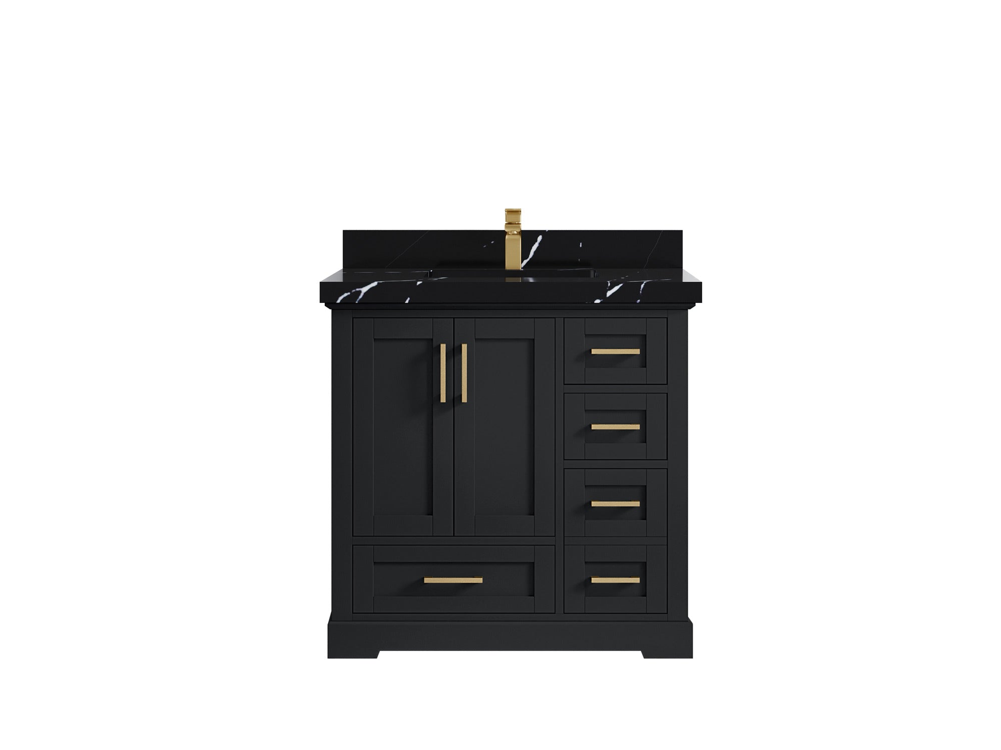 Boston 36 in. W x 22 in. D Center Sink Bathroom Vanity - Willow Bath and Vanity