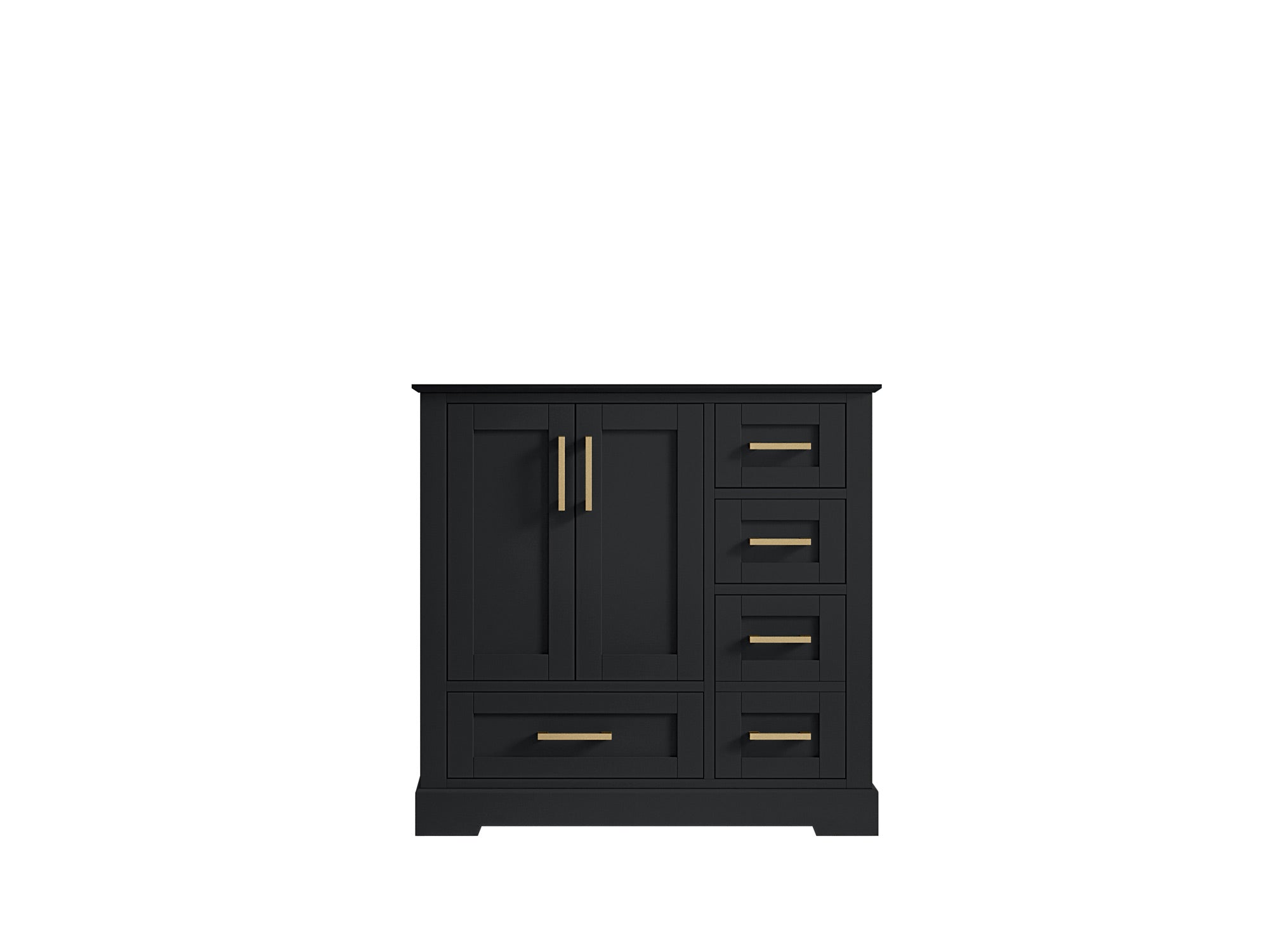 Boston 36 in. W x 22 in. D Left Offset Sink Bathroom Vanity - Willow Bath and Vanity