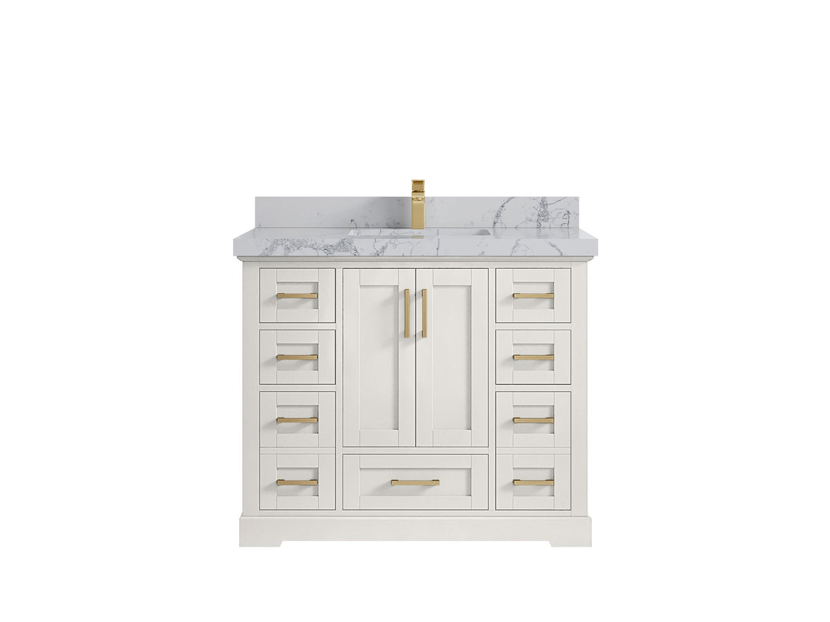 Boston 42 in. W x 22 in. D Single Sink Bathroom Vanity - Willow Bath and Vanity
