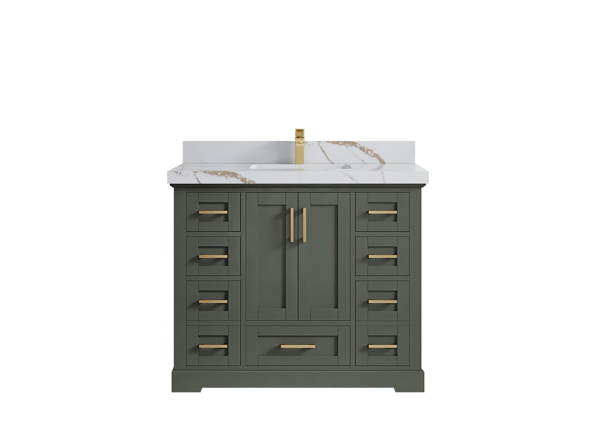 Boston 42 in. W x 22 in. D Single Sink Bathroom Vanity - Willow Bath and Vanity