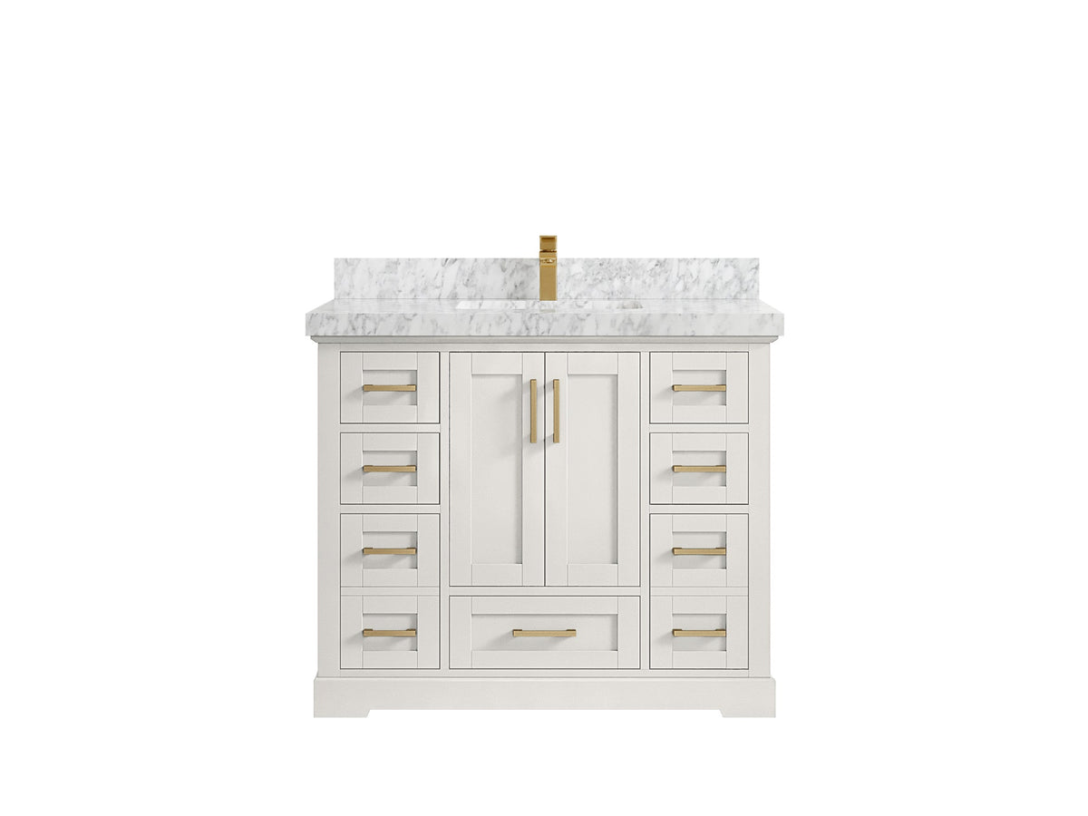 Boston 42 in. W x 22 in. D Single Sink Bathroom Vanity - Willow Bath and Vanity