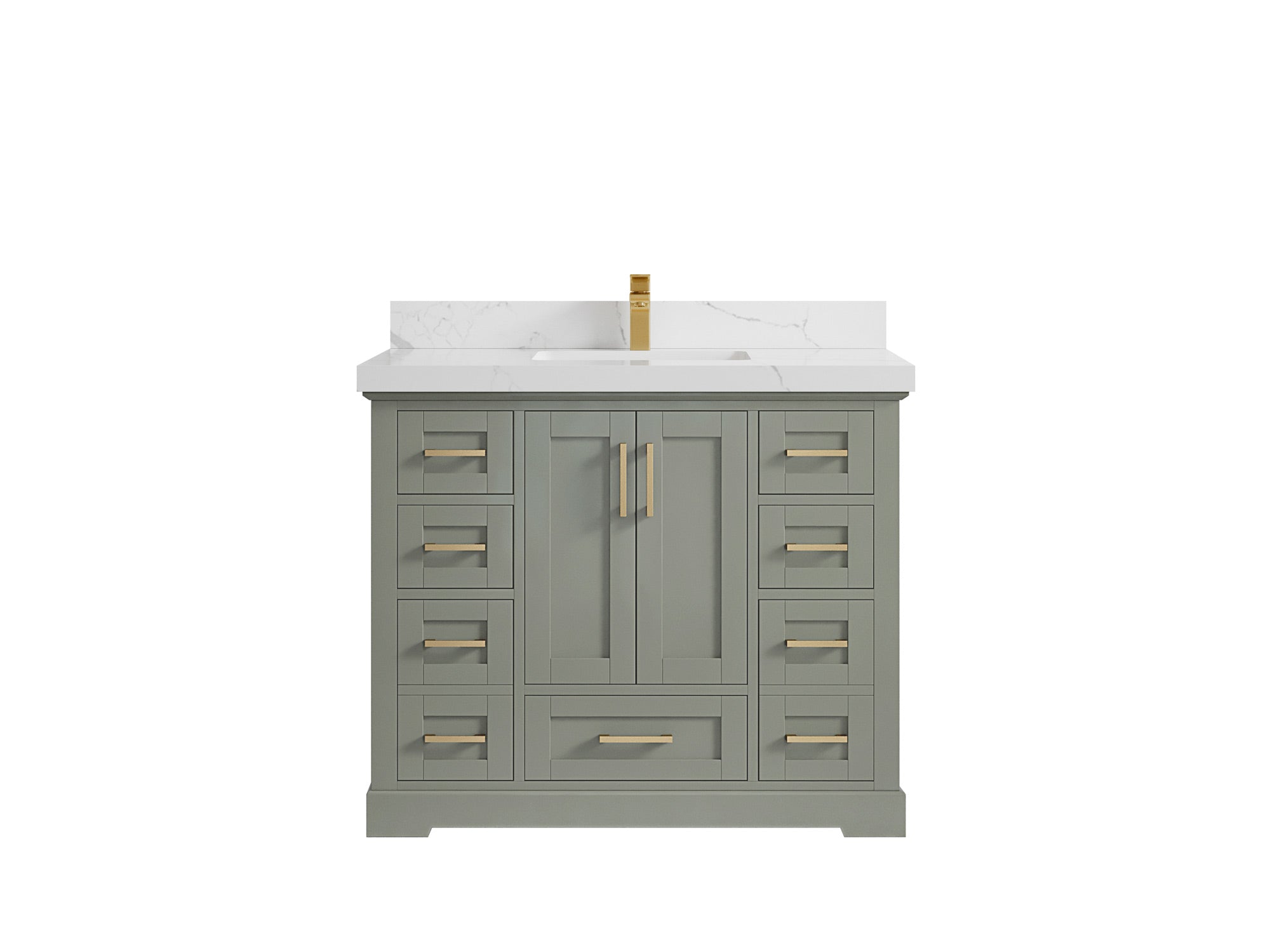 Boston 42 in. W x 22 in. D Single Sink Bathroom Vanity - Willow Bath and Vanity