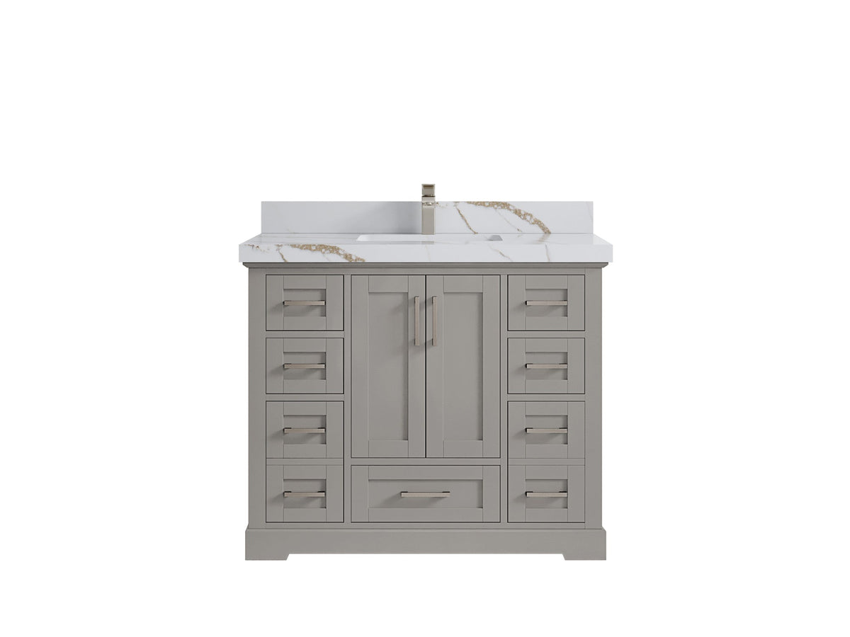 Boston 42 in. W x 22 in. D Single Sink Bathroom Vanity - Willow Bath and Vanity