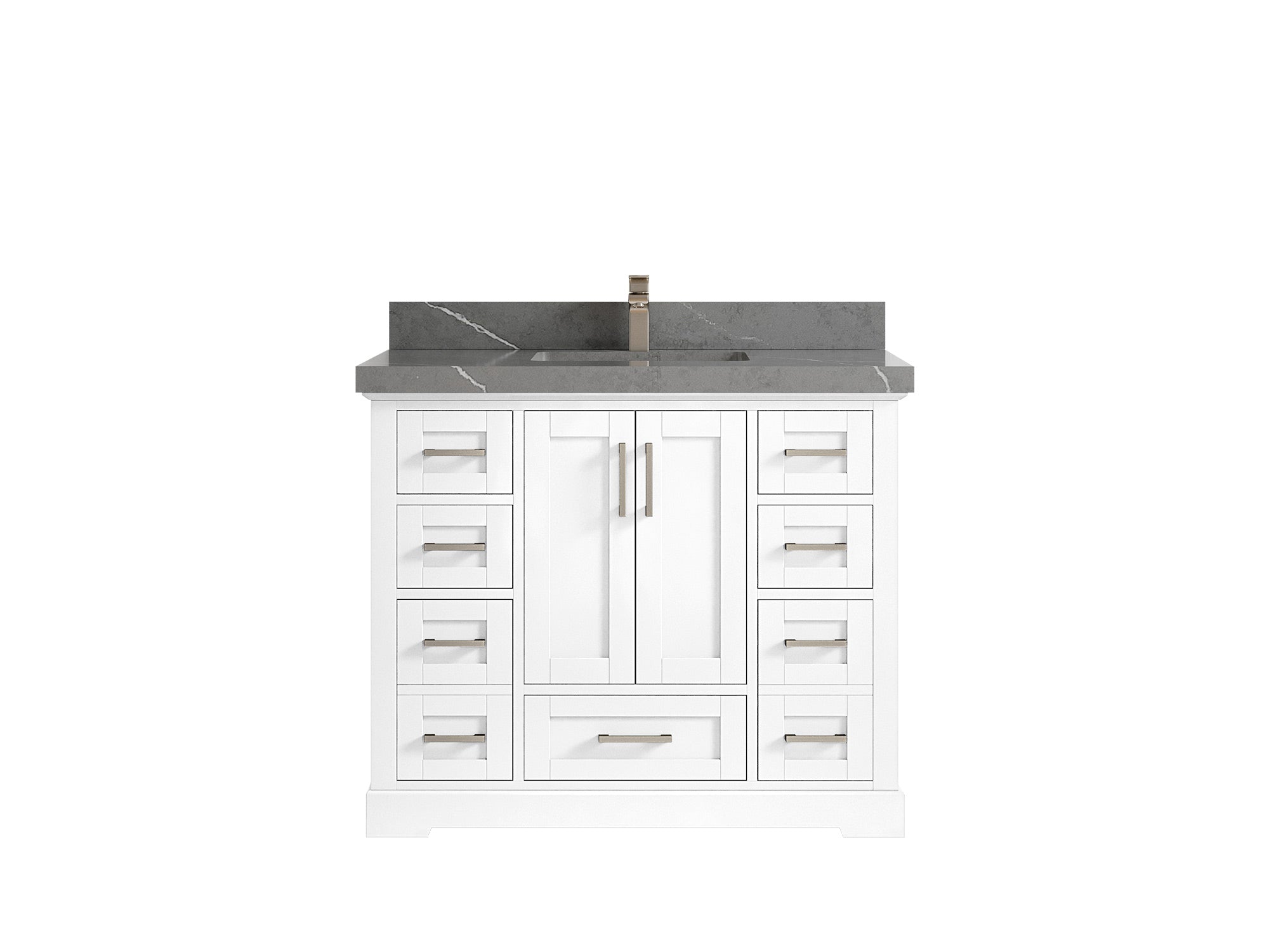 Boston 42 in. W x 22 in. D Single Sink Bathroom Vanity - Willow Bath and Vanity