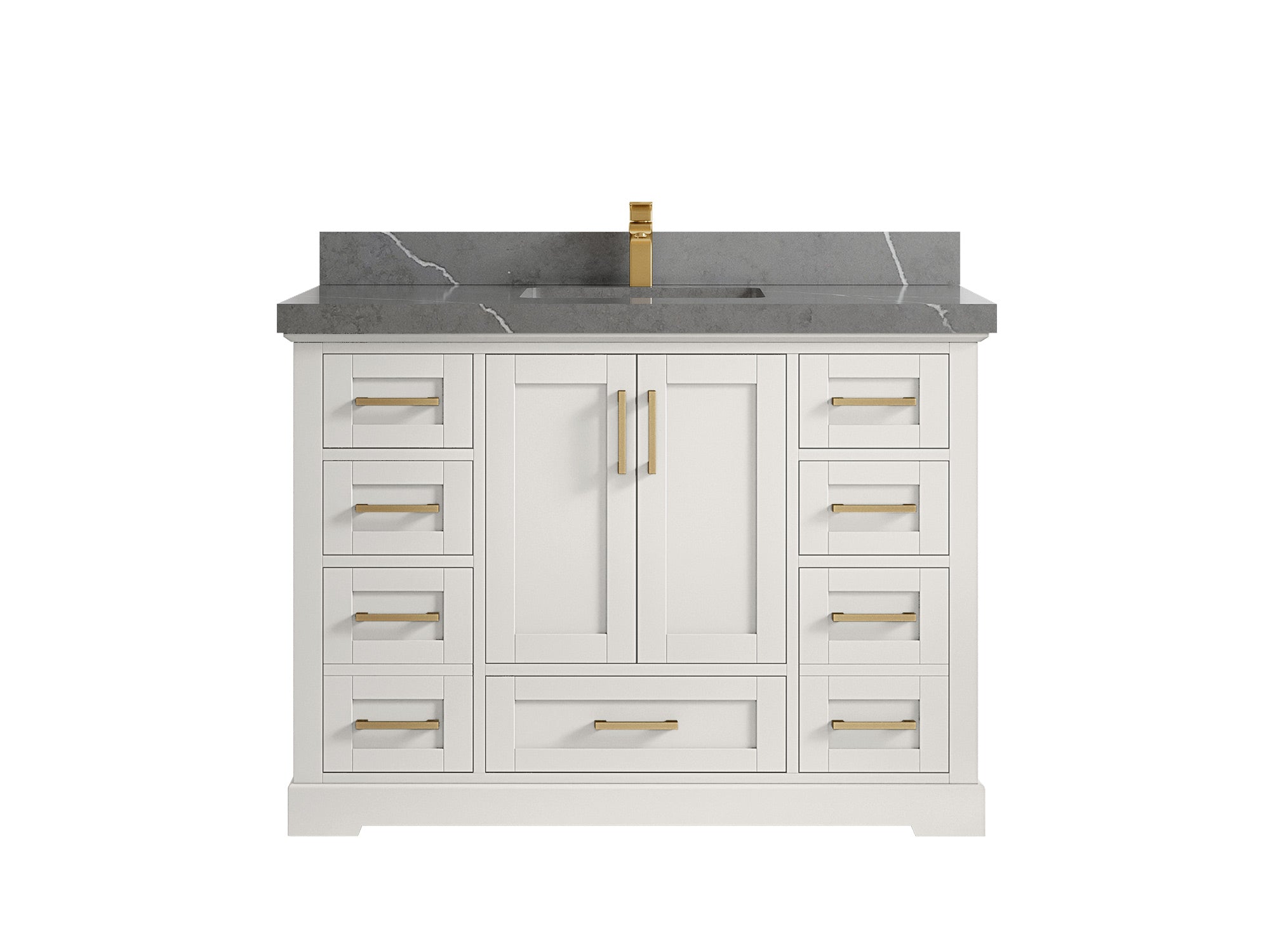 Boston 48 in. W x 22 in. D Single Sink Bathroom Vanity - Willow Bath and Vanity
