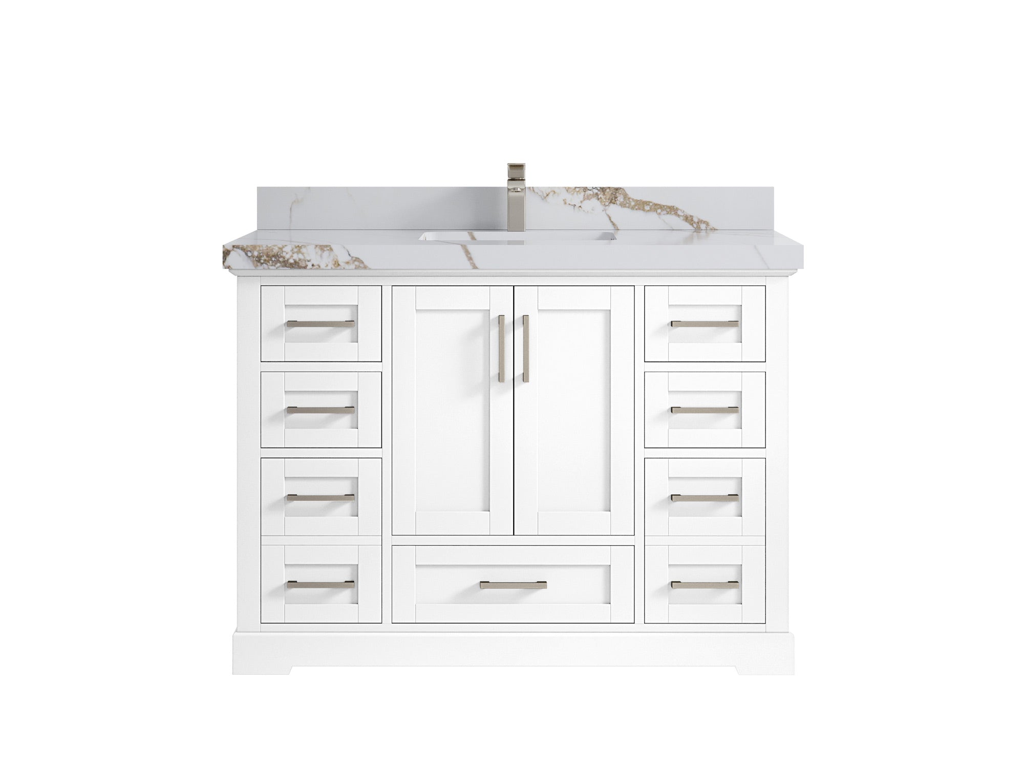 Boston 48 in. W x 22 in. D Single Sink Bathroom Vanity - Willow Bath and Vanity