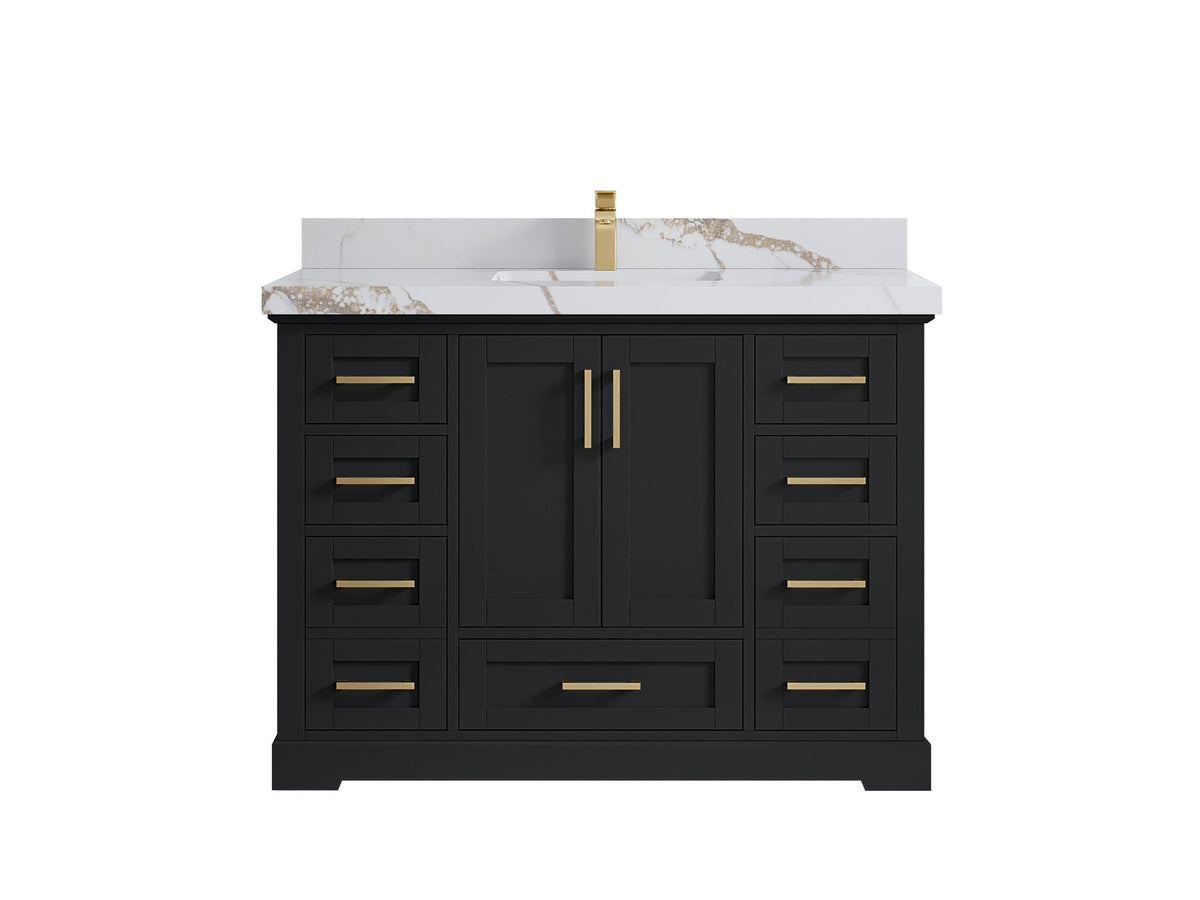 Boston 48 in. W x 22 in. D Single Sink Bathroom Vanity - Willow Bath and Vanity