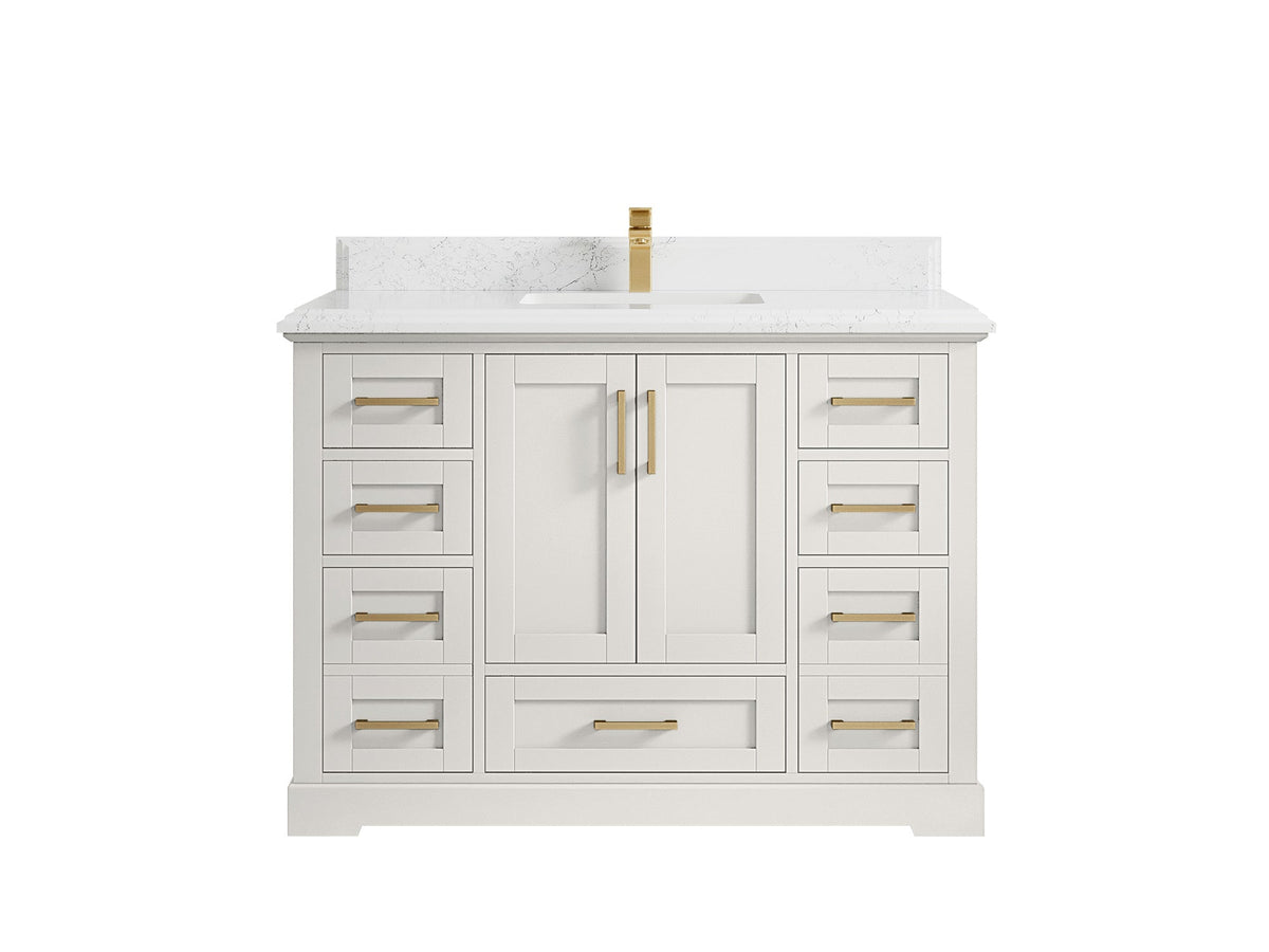 Boston 48 in. W x 22 in. D Single Sink Bathroom Vanity - Willow Bath and Vanity