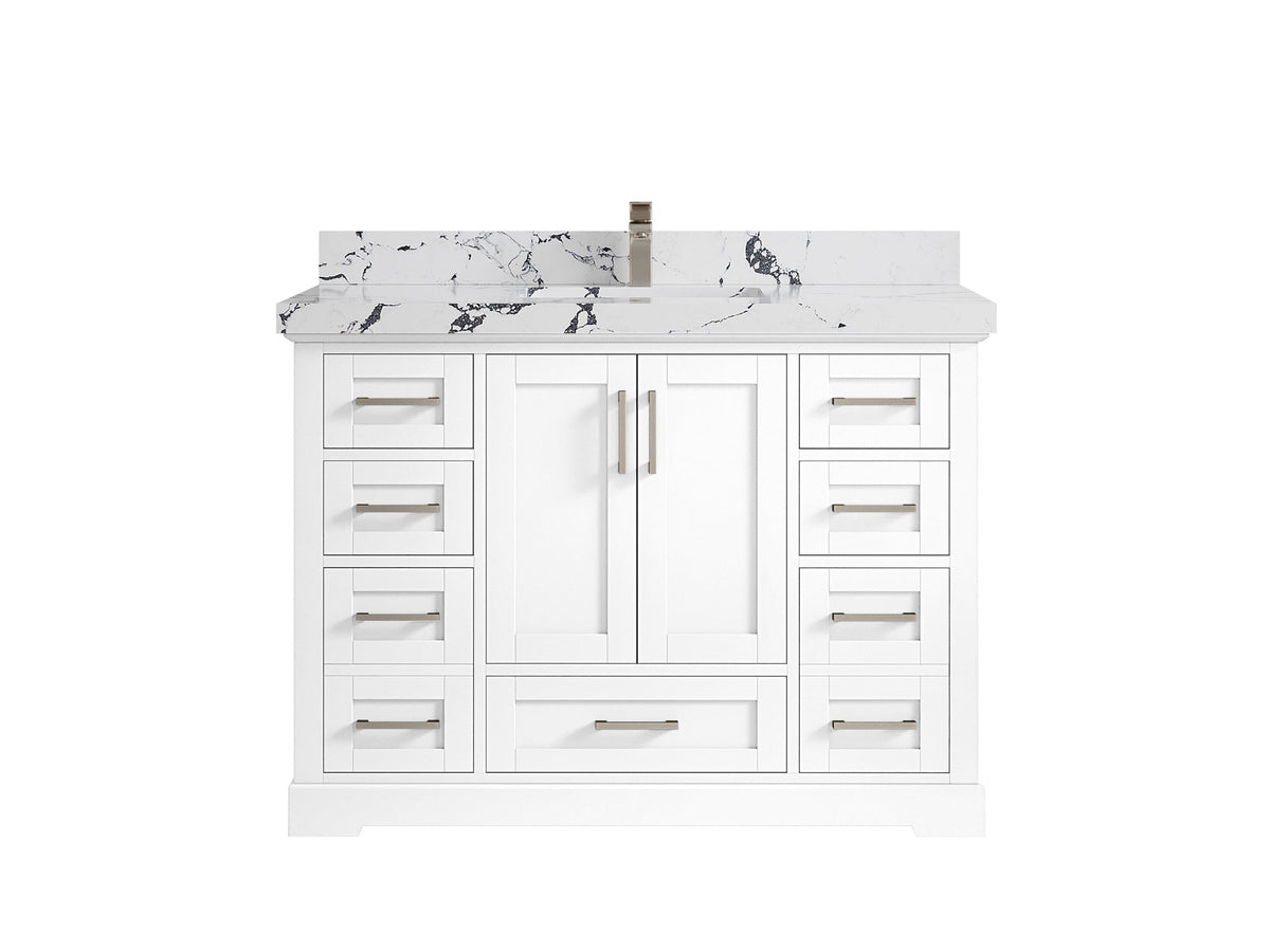 Boston 48 in. W x 22 in. D Single Sink Bathroom Vanity - Willow Bath and Vanity