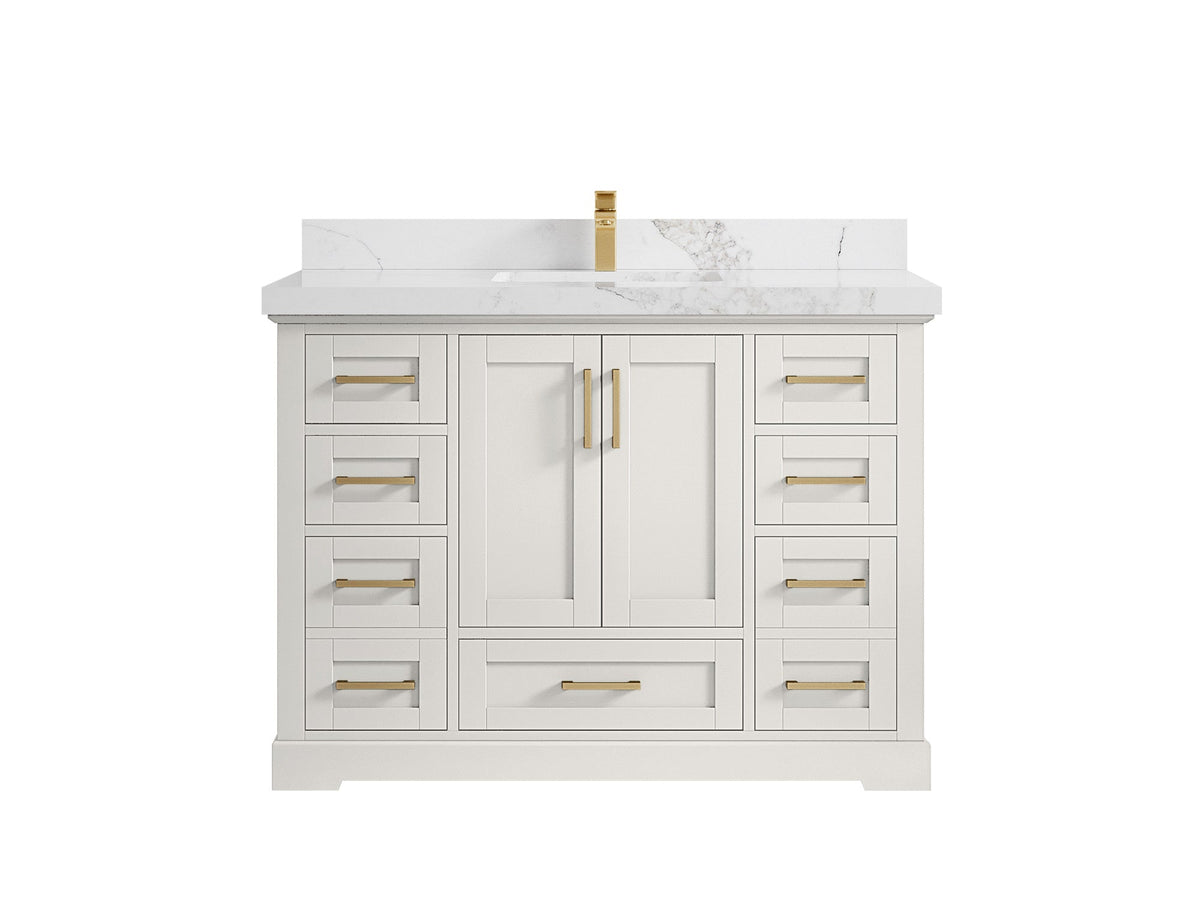 Boston 48 in. W x 22 in. D Single Sink Bathroom Vanity - Willow Bath and Vanity
