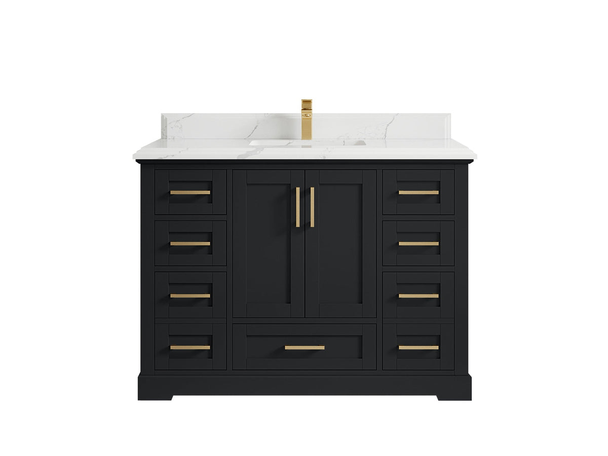 Boston 48 in. W x 22 in. D Single Sink Bathroom Vanity - Willow Bath and Vanity
