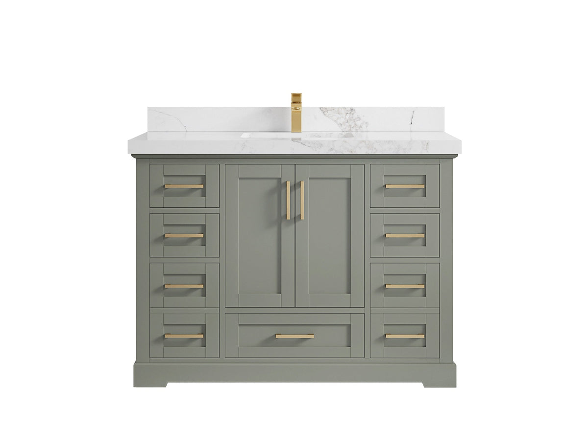 Boston 48 in. W x 22 in. D Single Sink Bathroom Vanity - Willow Bath and Vanity