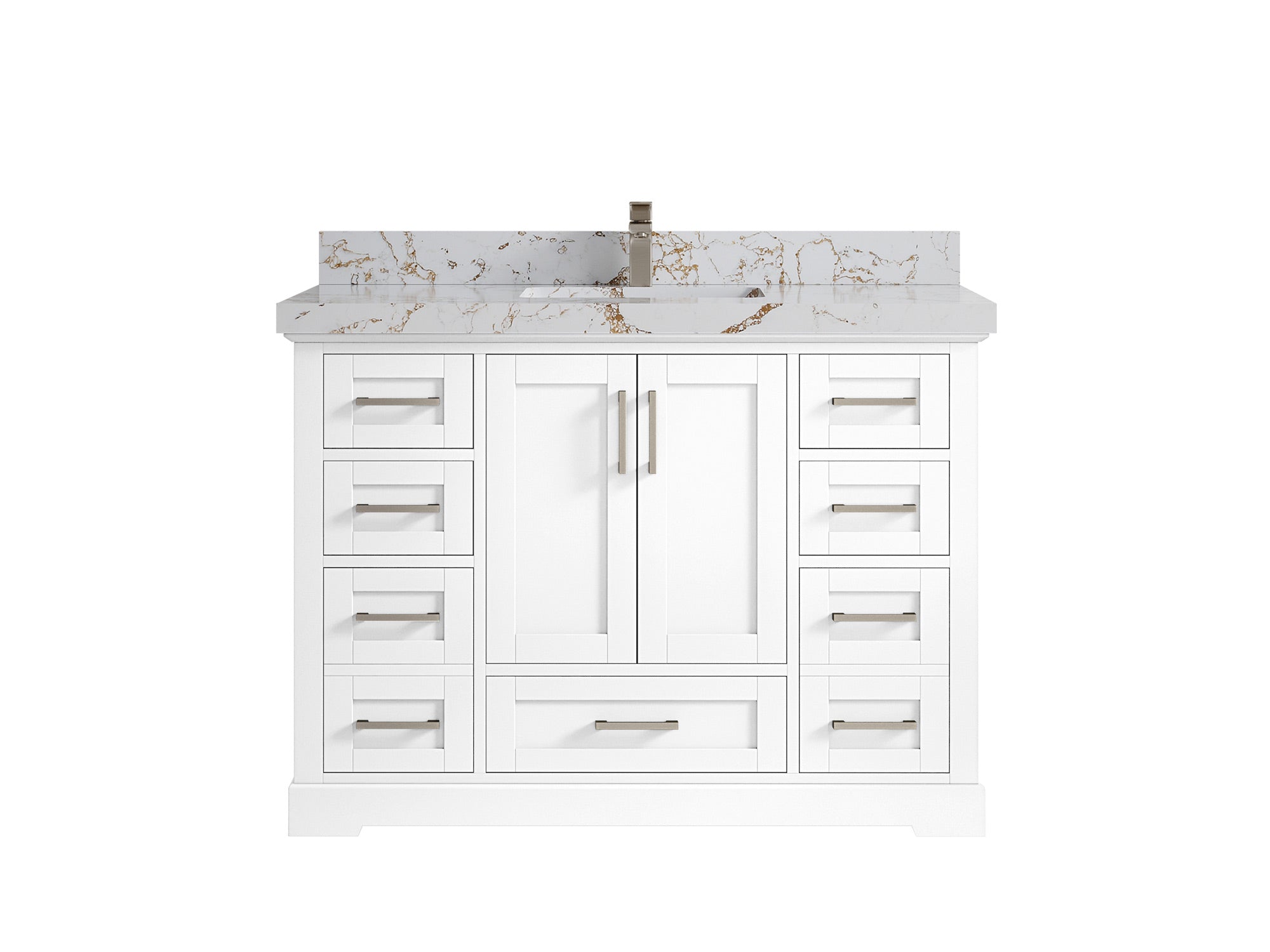 Boston 48 in. W x 22 in. D Single Sink Bathroom Vanity - Willow Bath and Vanity