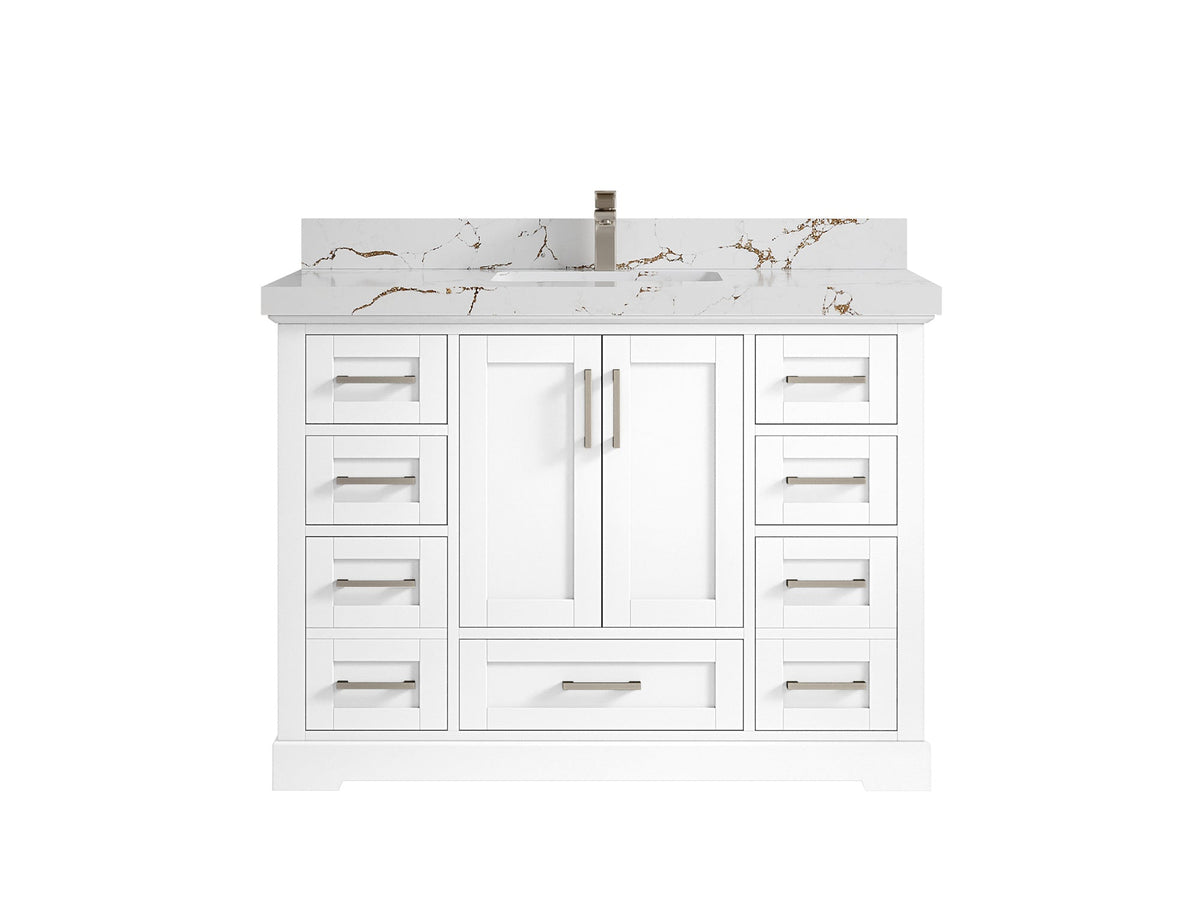 Boston 48 in. W x 22 in. D Single Sink Bathroom Vanity - Willow Bath and Vanity