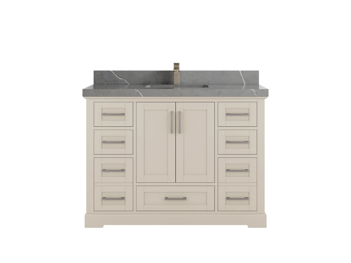 Boston 48 in. W x 22 in. D Single Sink Bathroom Vanity - Willow Bath and Vanity