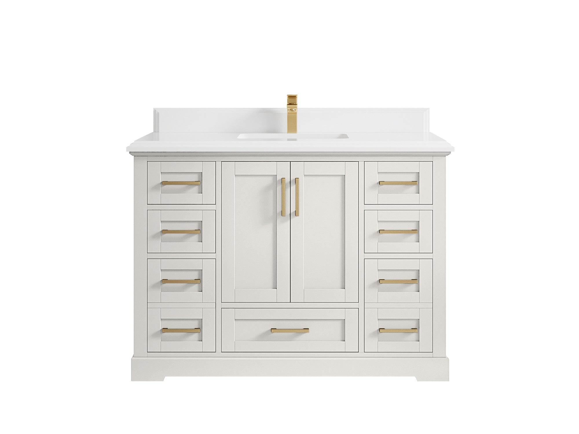 Boston 48 in. W x 22 in. D Single Sink Bathroom Vanity - Willow Bath and Vanity