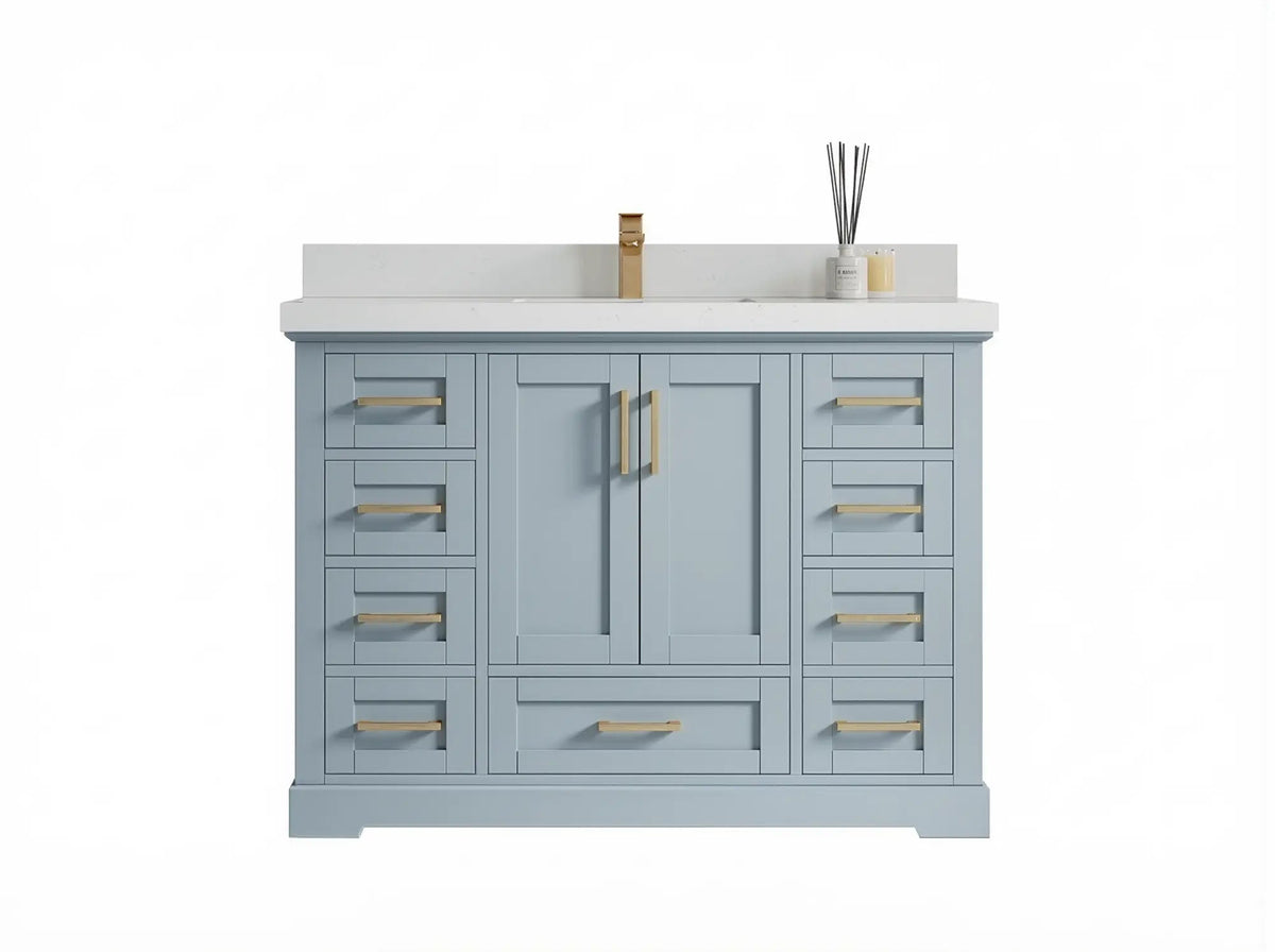 Boston 48 in. W x 22 in. D Single Sink Bathroom Vanity - Willow Bath and Vanity