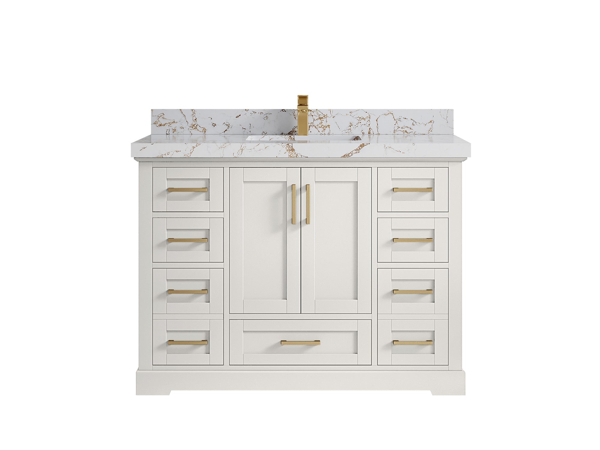Boston 48 in. W x 22 in. D Single Sink Bathroom Vanity - Willow Bath and Vanity